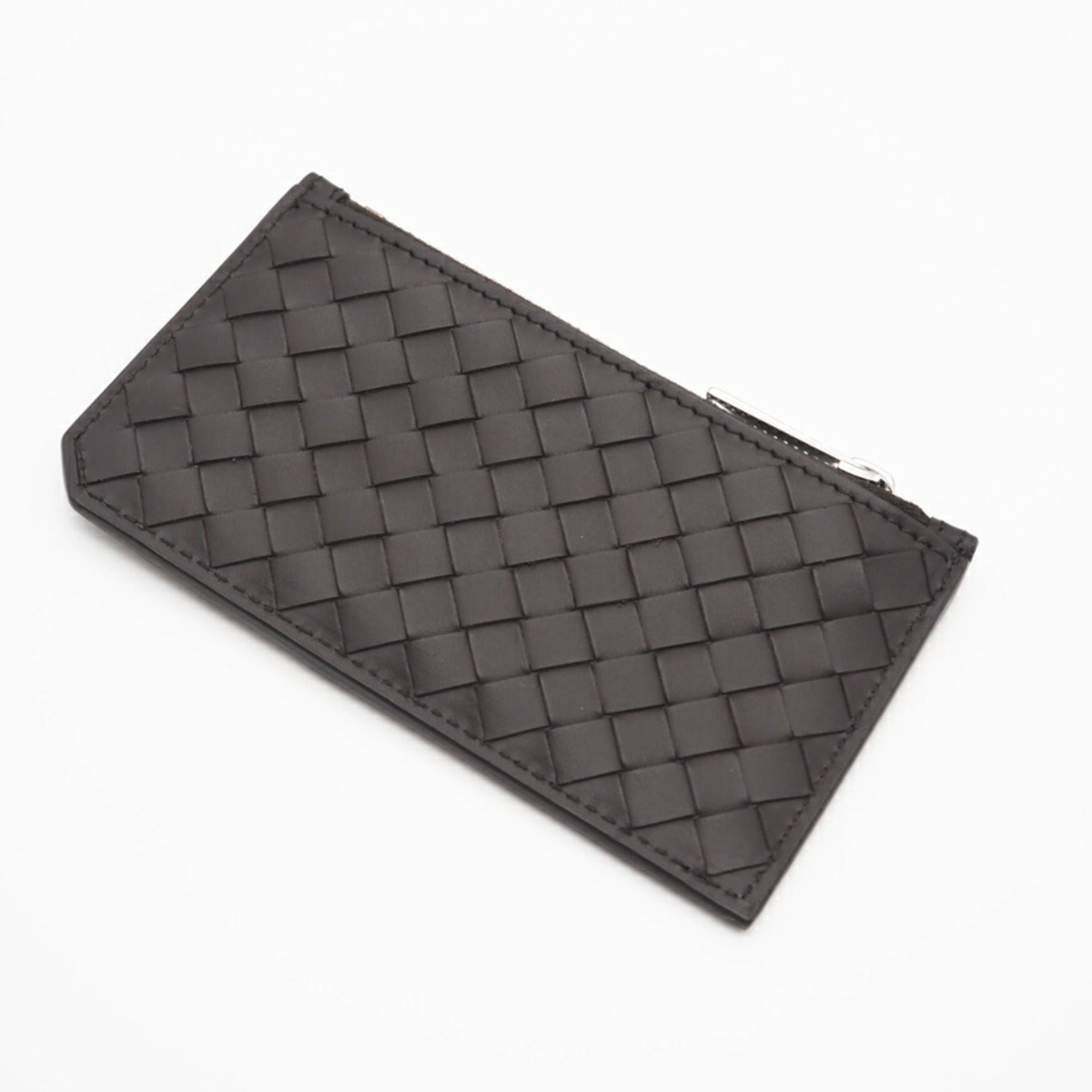Bottega Veneta Brown Leather Coin Purse/Coin Case (Pre-Owned)