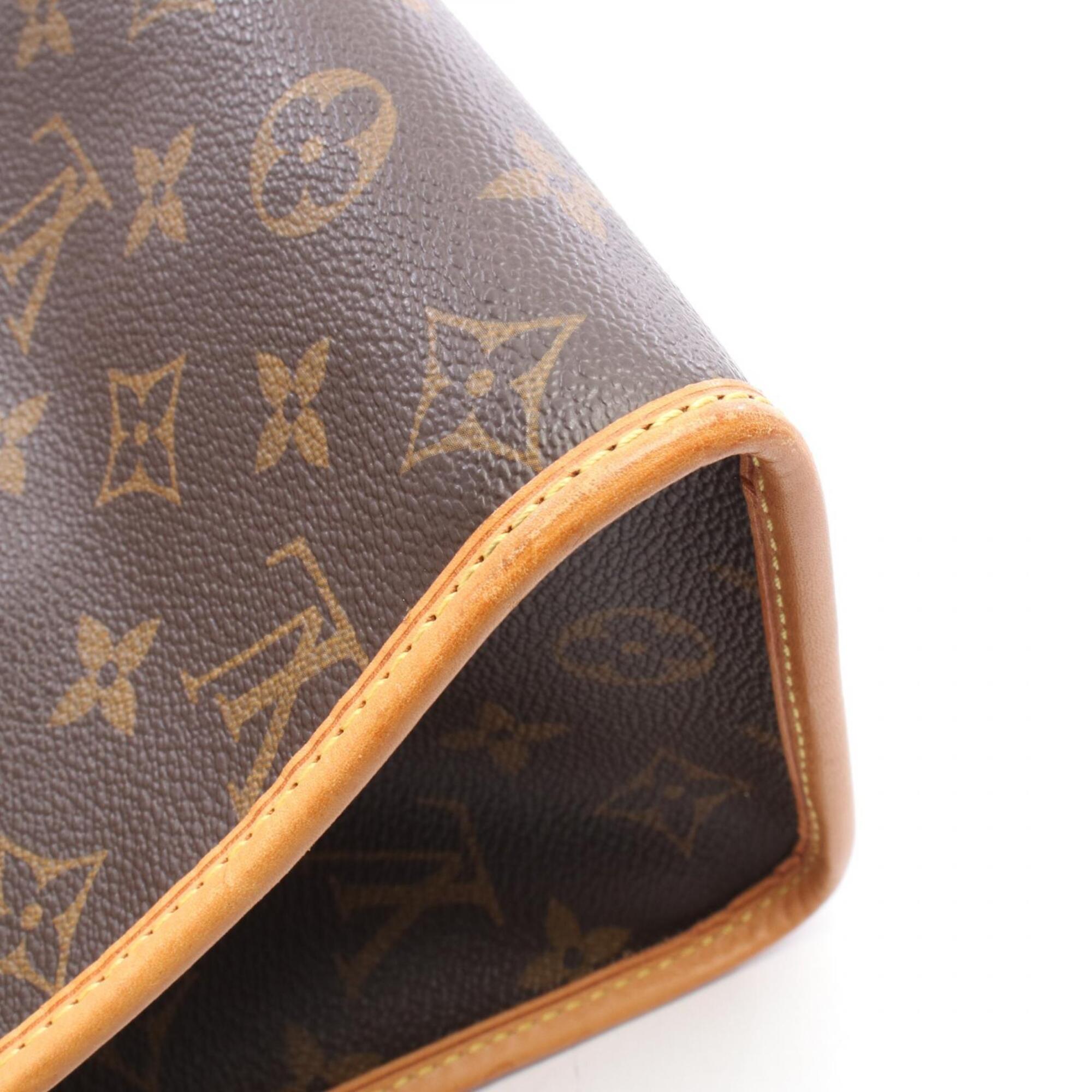 Louis Vuitton Brown Monogram Monogram Leather Handbag Tote Bag (Pre-Owned)