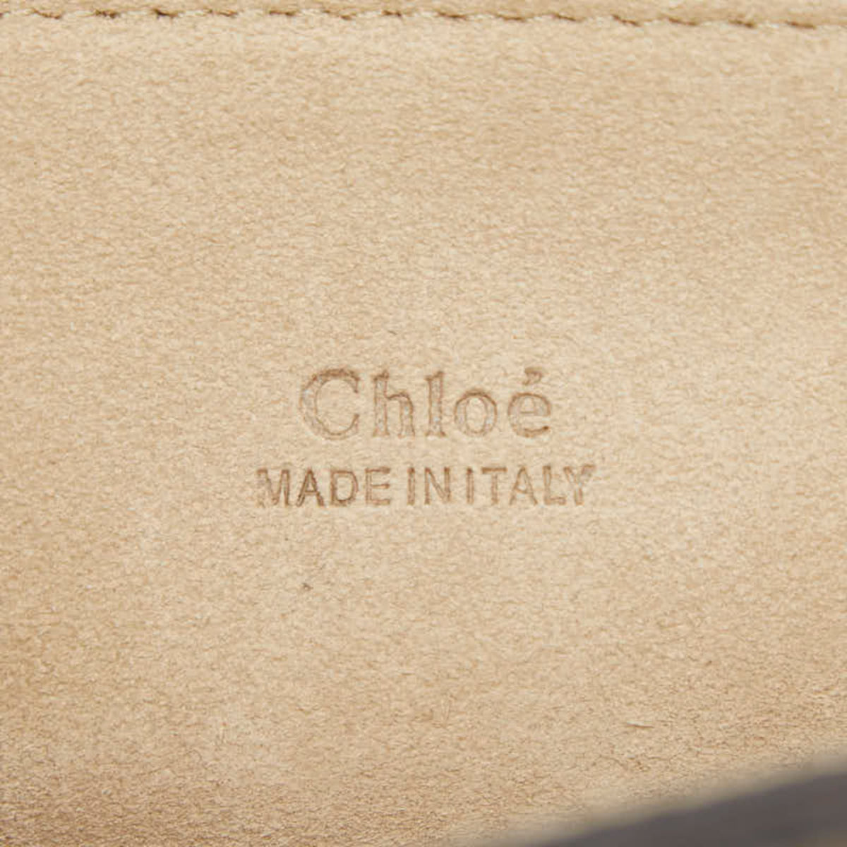 Chloé Beige Pink Leather Suede Shoulder Bag (Pre-Owned)