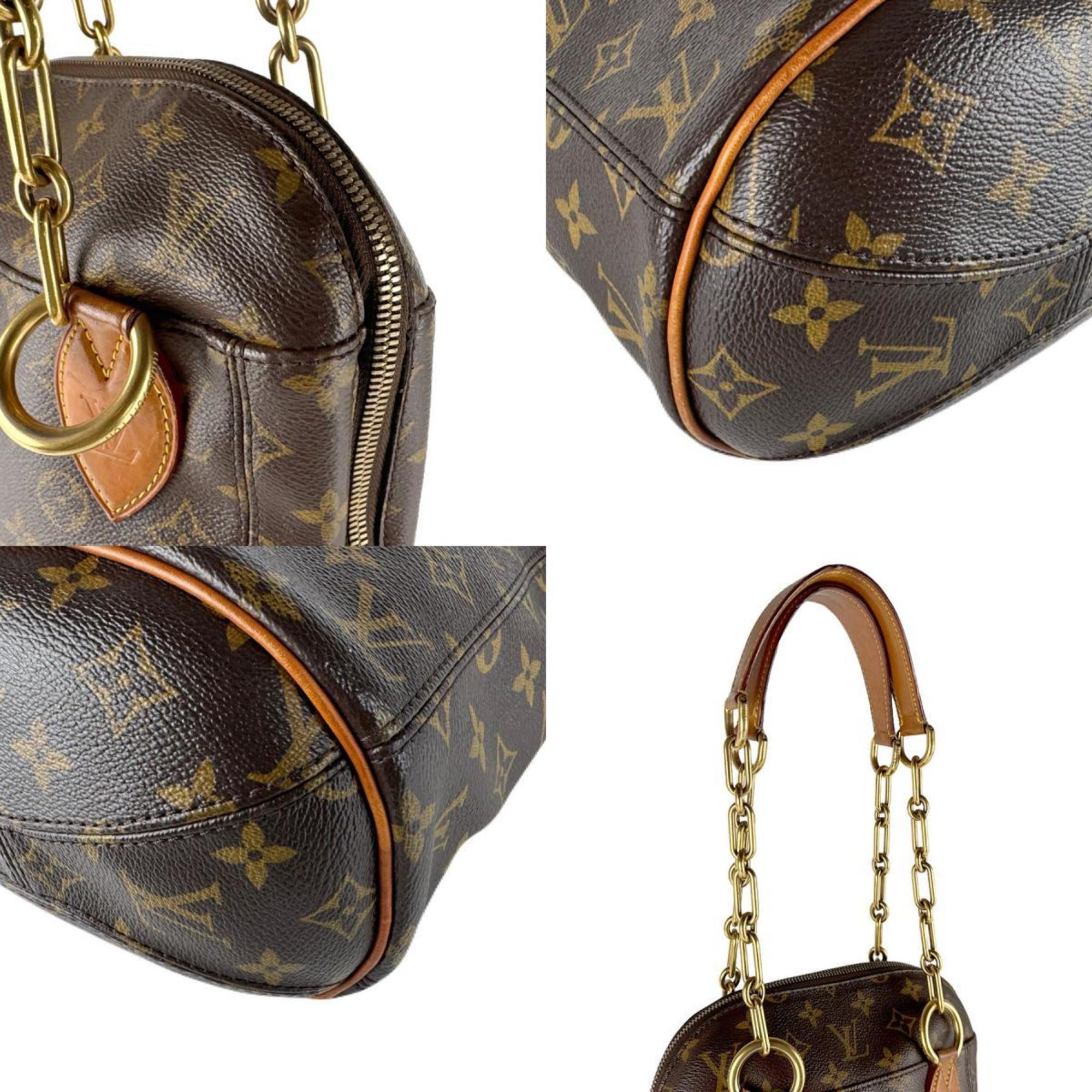 Louis Vuitton Brown Monogram Canvas Shoulder Bag (Pre-Owned)