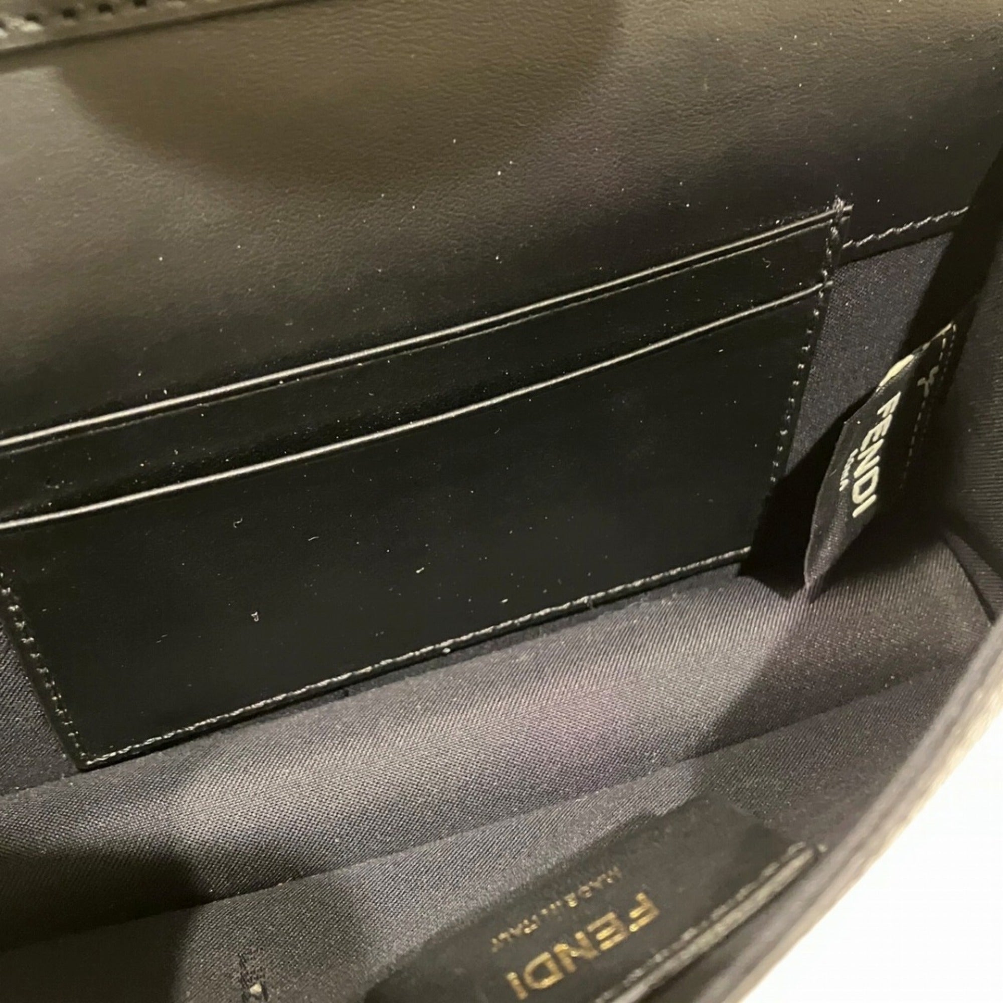 Fendi Black Leather Fanny Pack (Pre-Owned)
