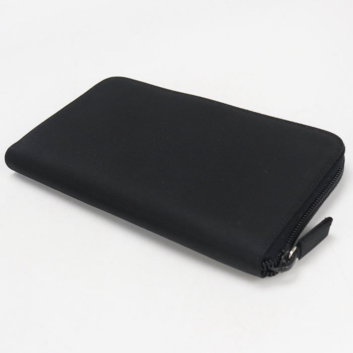 Prada Black Nylon Long Wallet (Bi-Fold) (Pre-Owned)
