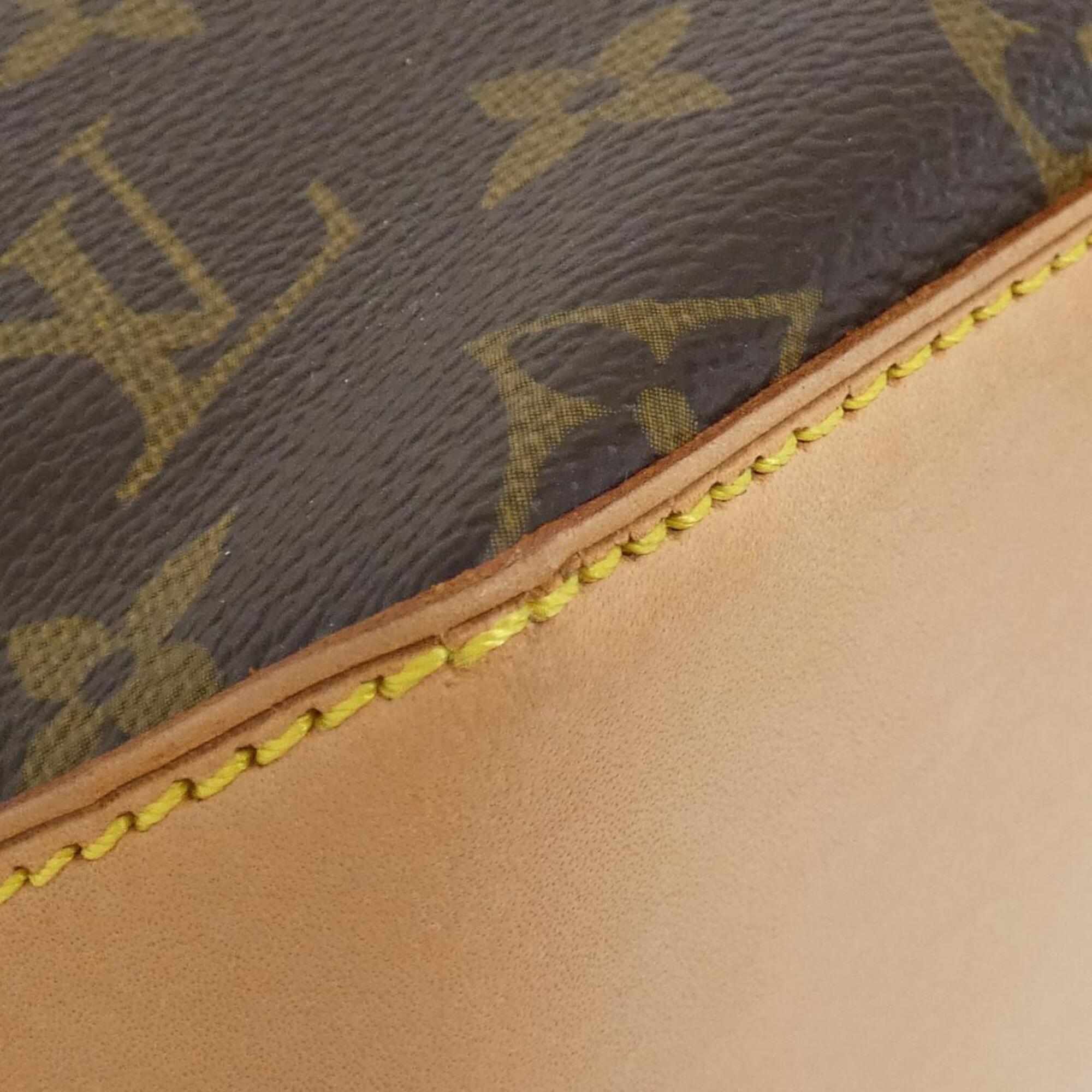 Louis Vuitton Marron Coated Canvas Handbag (Pre-Owned)