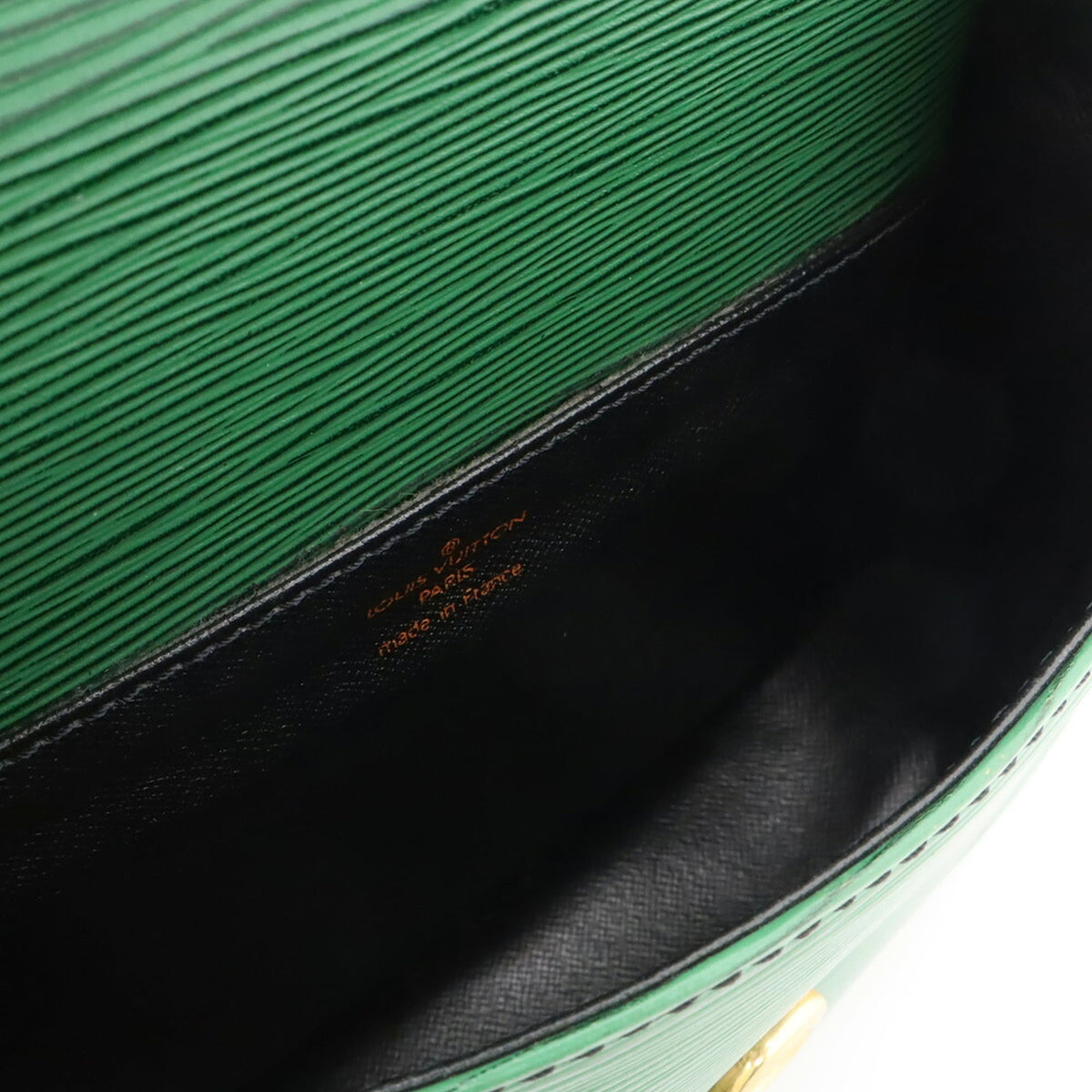 Louis Vuitton Borneo Green Green Epi Leather Pochette Shoulder Bag (Pre-Owned)
