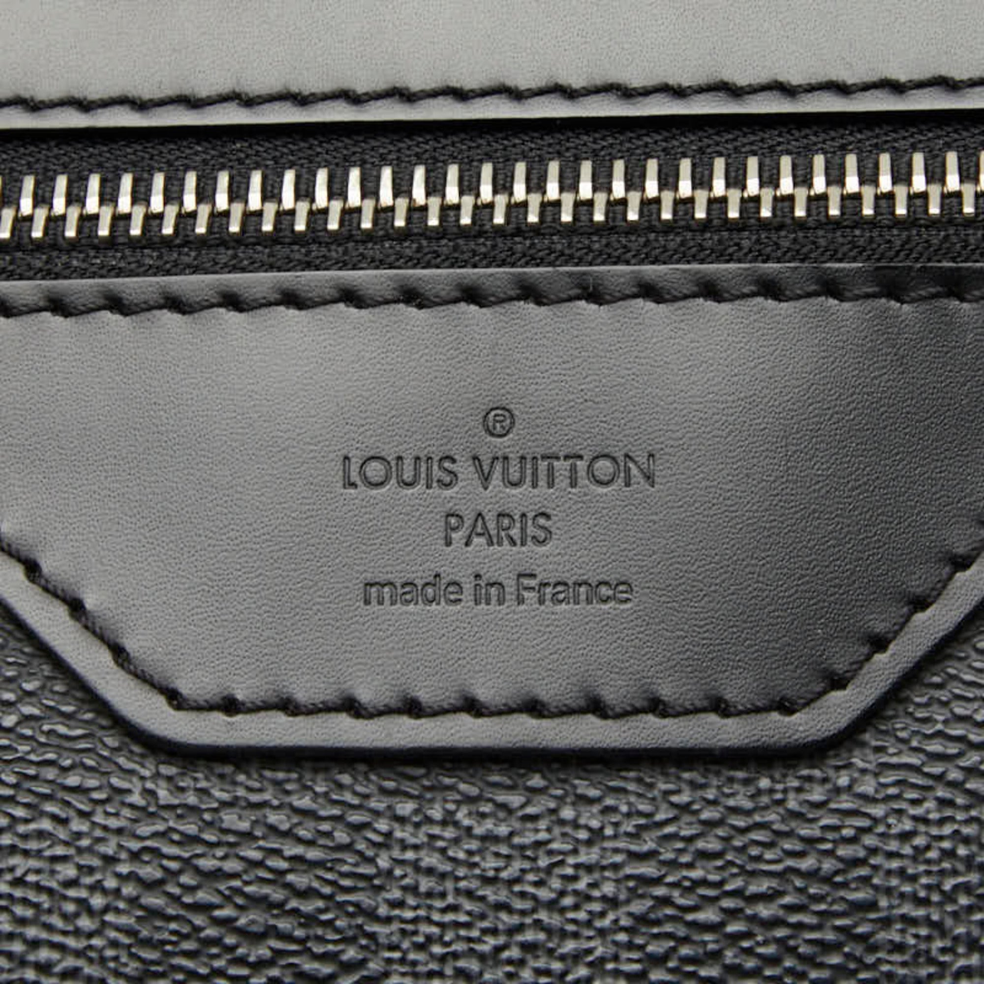 Louis Vuitton Black Pvc Leather Shoulder Bag (Pre-Owned)
