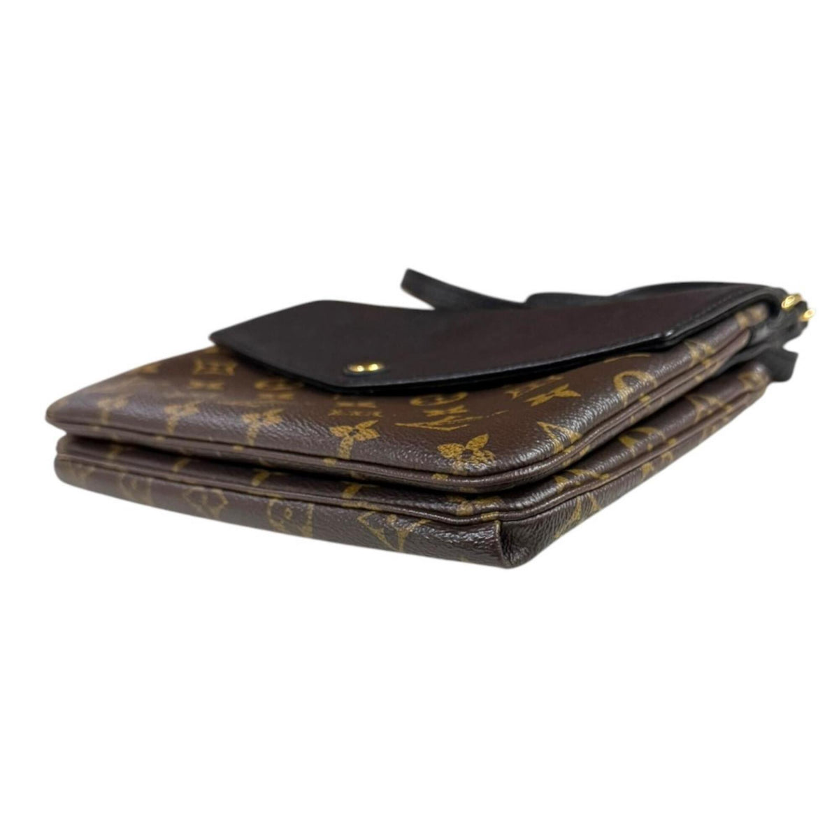 Louis Vuitton Black Brown Noir Monogram Canvas Shoulder Bag (Pre-Owned)
