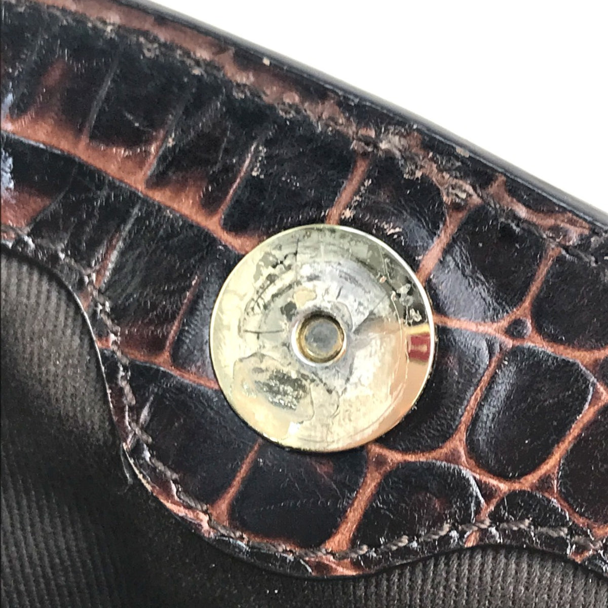 Celine Brown Leather Shoulder Bag (Pre-Owned)