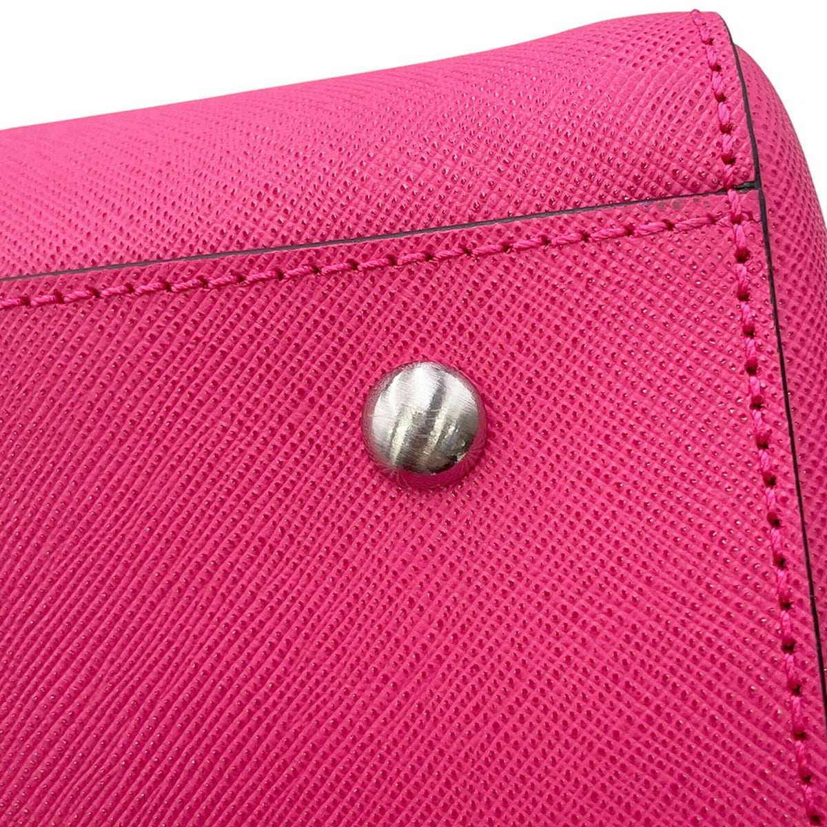 Mcm Pink Leather Handbag Tote Bag (Pre-Owned)