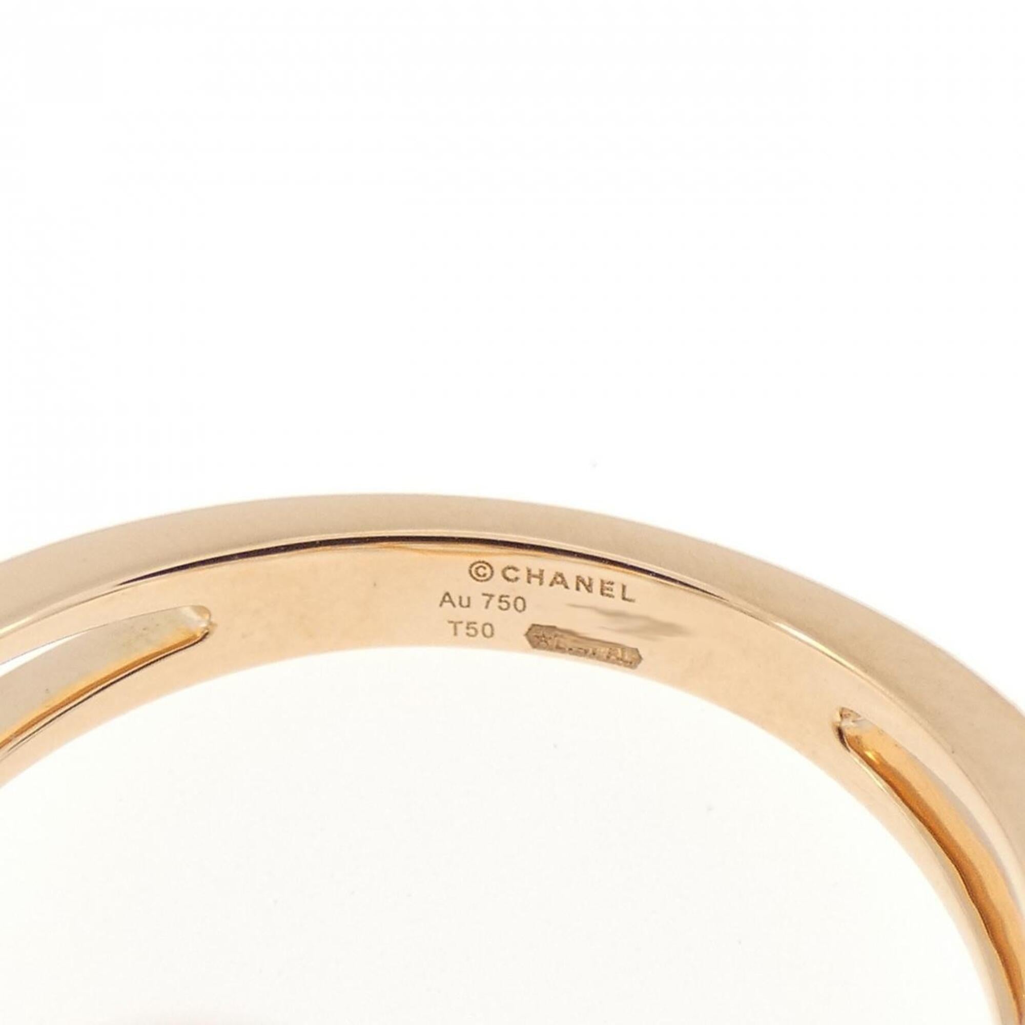 Chanel Pink Gold Pink Gold (18K) Band Ring (Pre-Owned)
