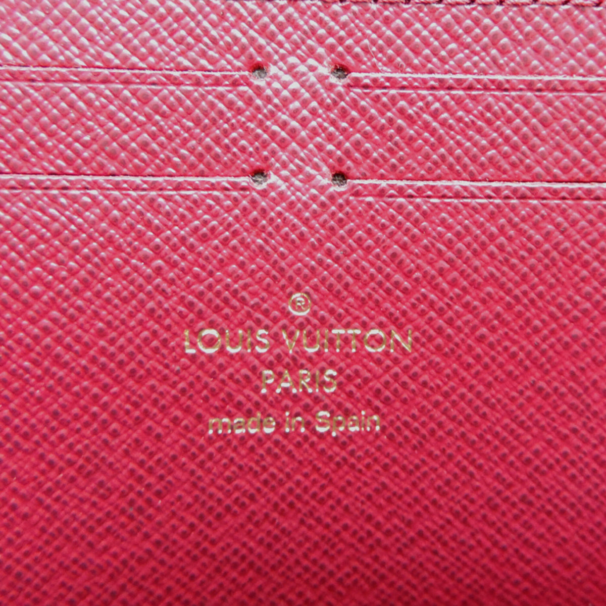 Louis Vuitton Brown Fuchsia Monogram Pink Monogram Long Wallet (Bi-Fold) (Pre-Owned)
