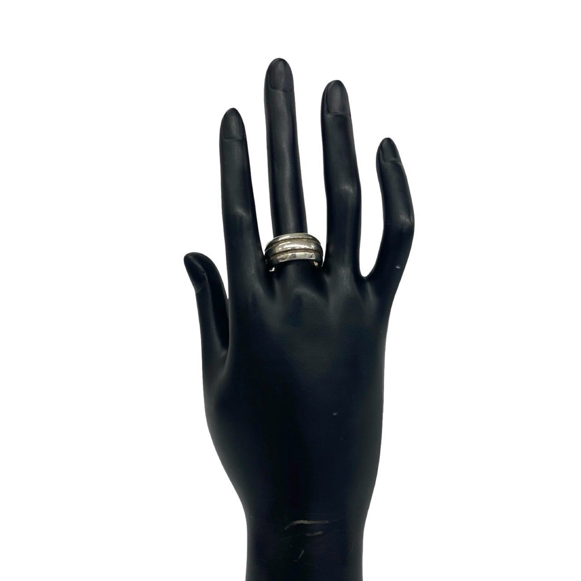 Tiffany Silver Silver 925 Band Ring (Pre-Owned)