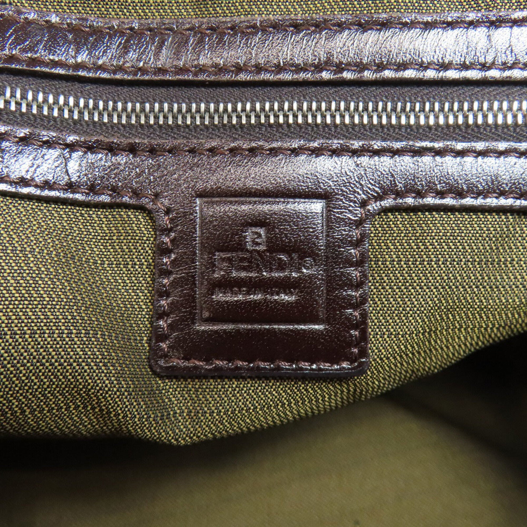 Fendi Brown Canvas Tote Bag (Pre-Owned)