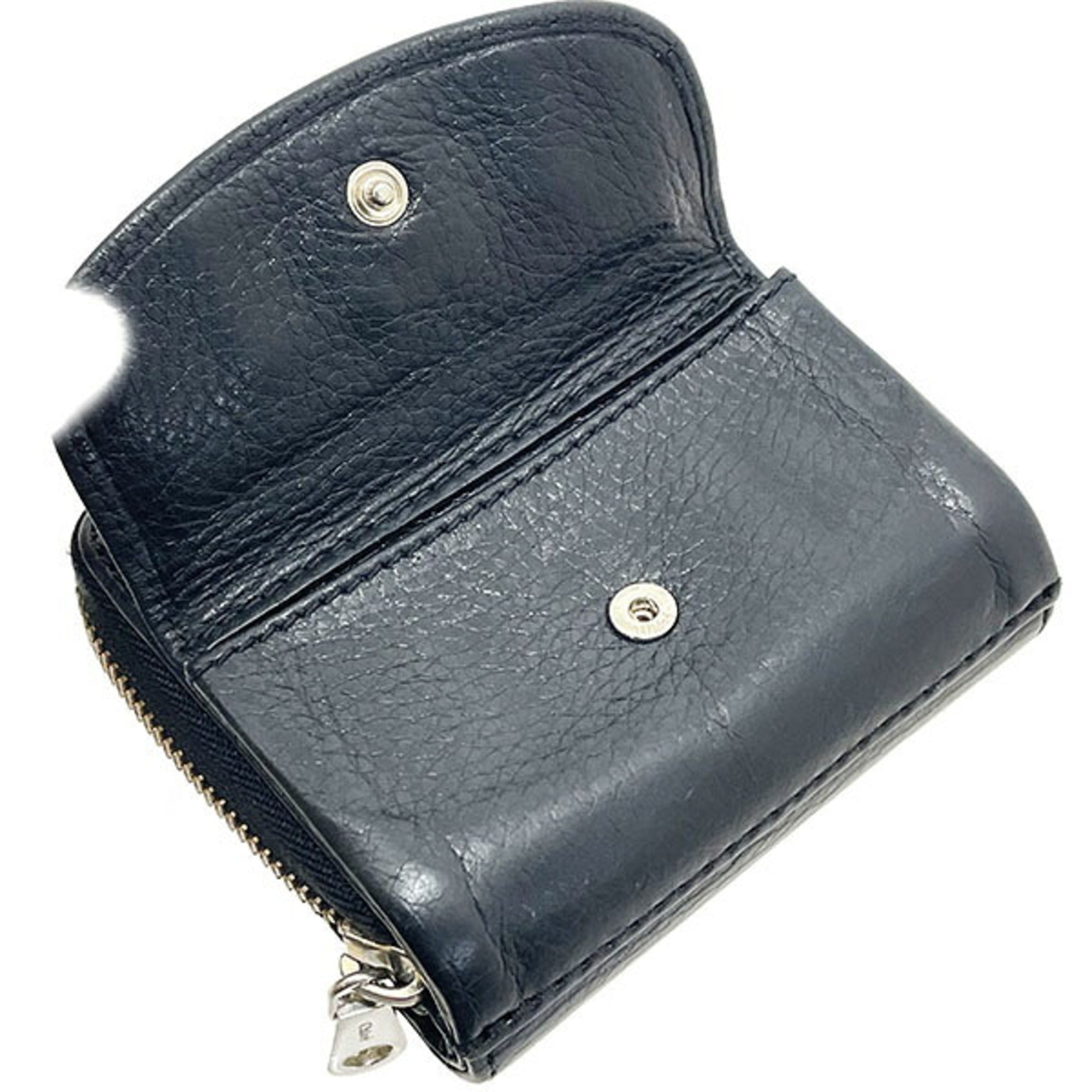Chloé Black Leather Wallet (Bi-Fold) (Pre-Owned)