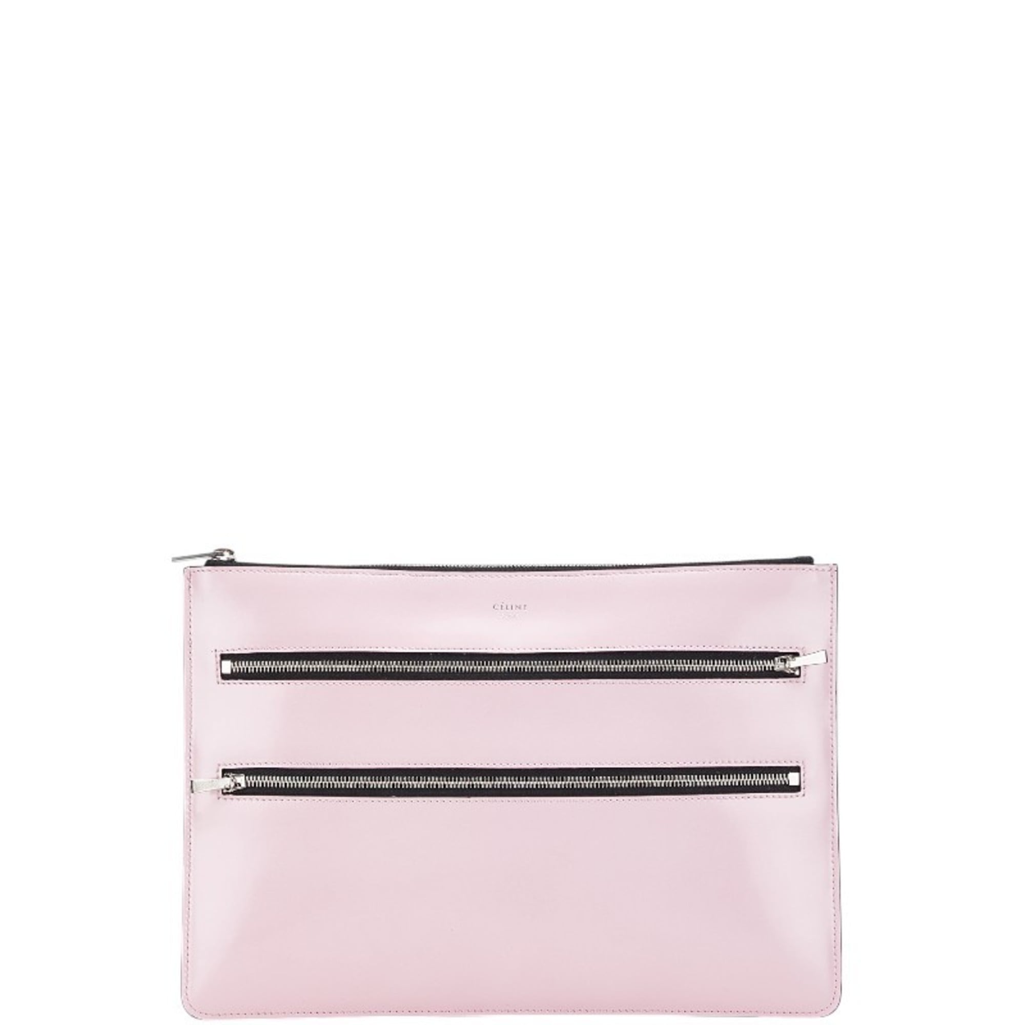 Celine Pink Leather Clutch Bag (Pre-Owned)