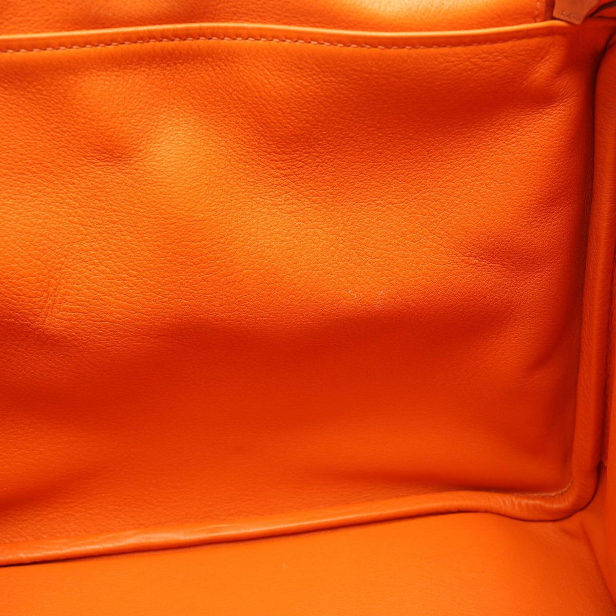 Hermes Orange Swift Leather Handbag Shoulder Bag (Pre-Owned)
