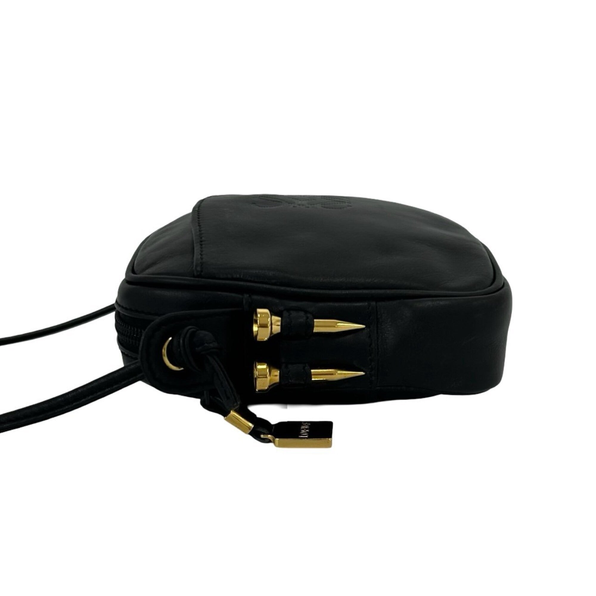 Loewe Black Leather Pochette Shoulder Bag (Pre-Owned)