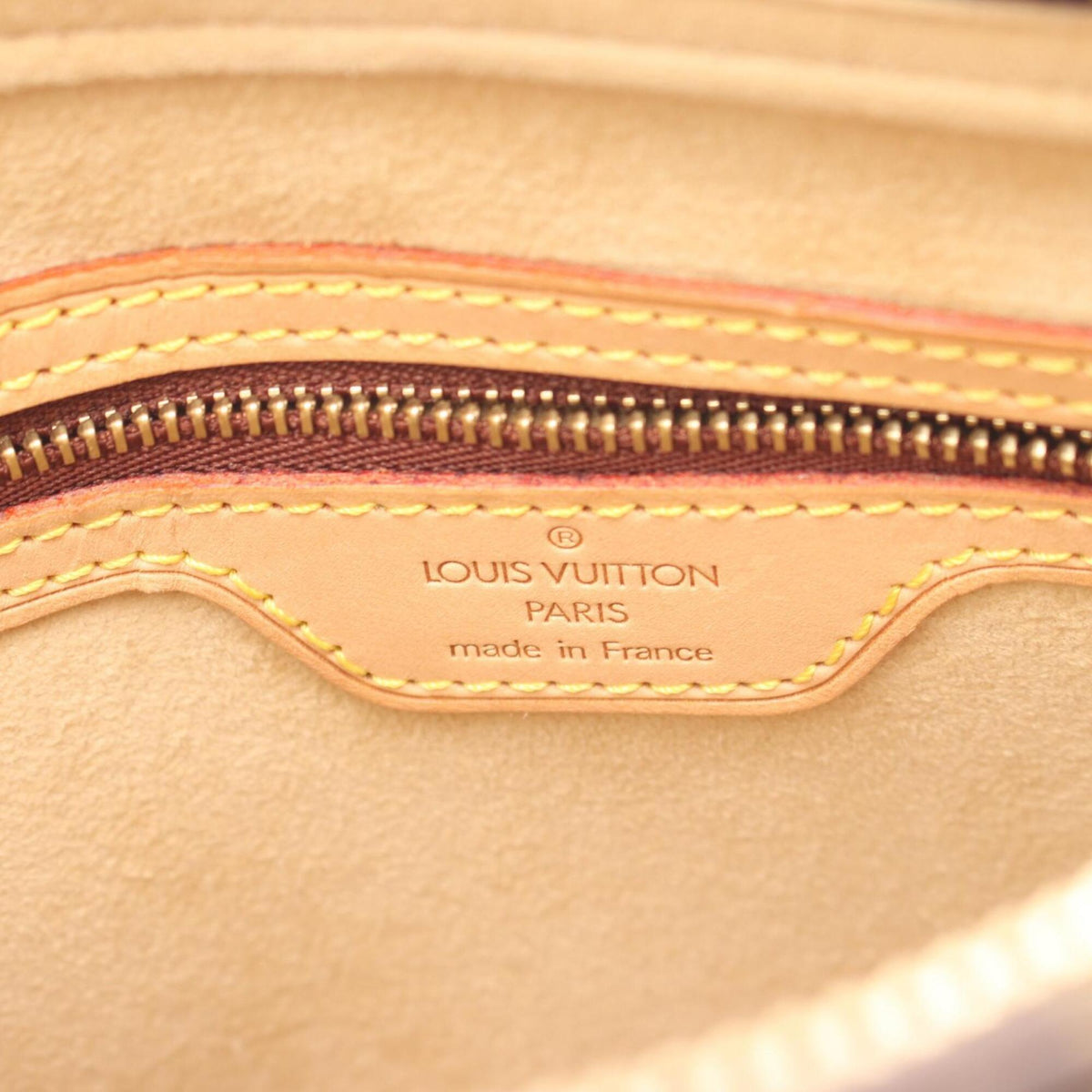 Louis Vuitton Brown Pvc Leather Handbag Shoulder Bag (Pre-Owned)