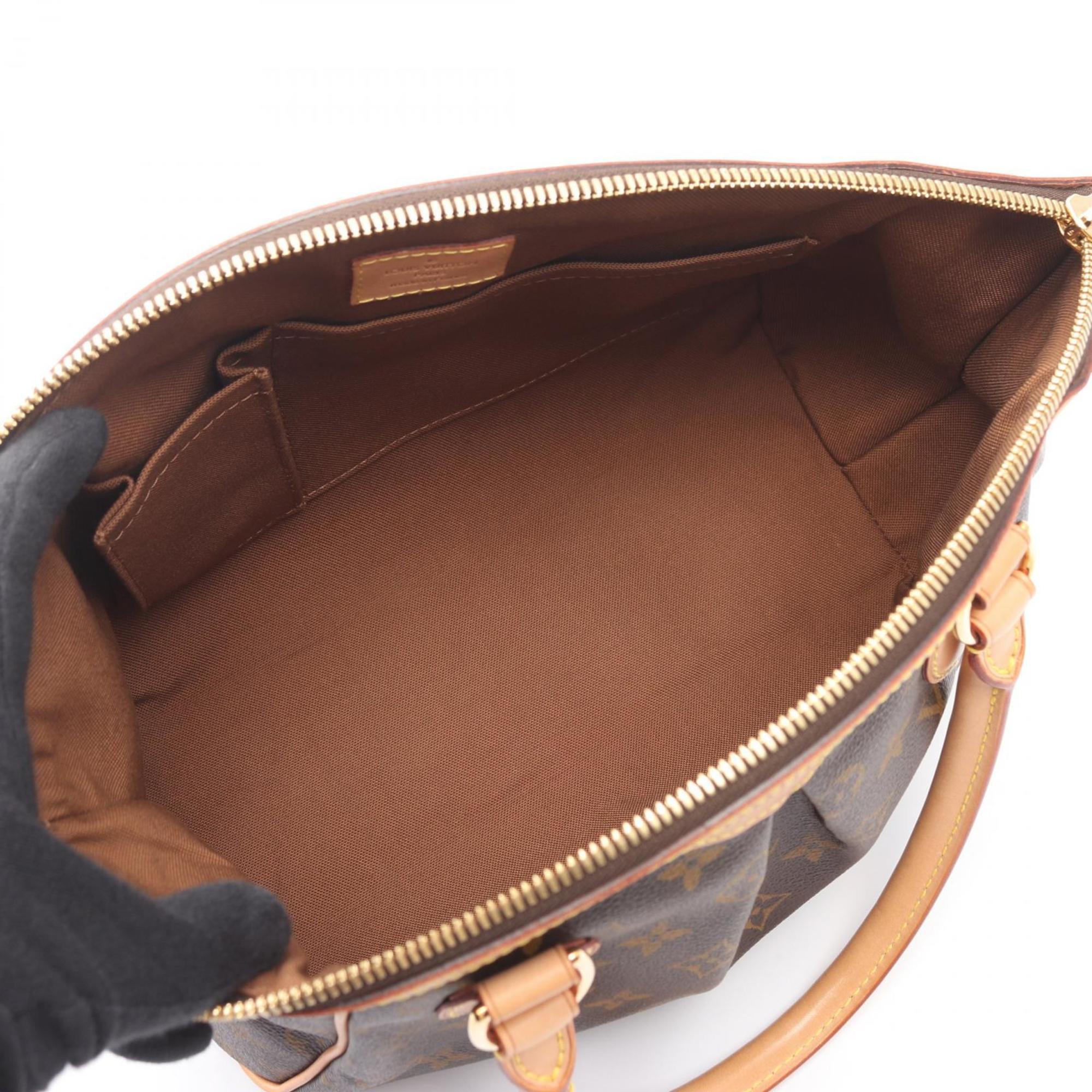 Louis Vuitton Brown Coated Canvas Leather Handbag (Pre-Owned)