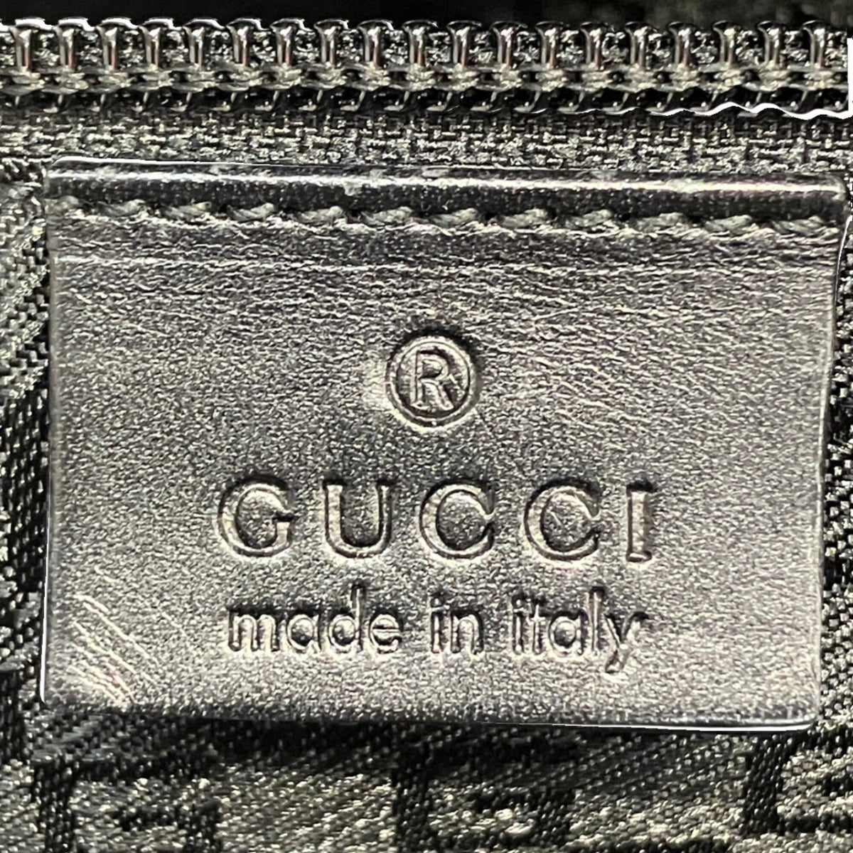Gucci Black Canvas Briefcase Handbag (Pre-Owned)