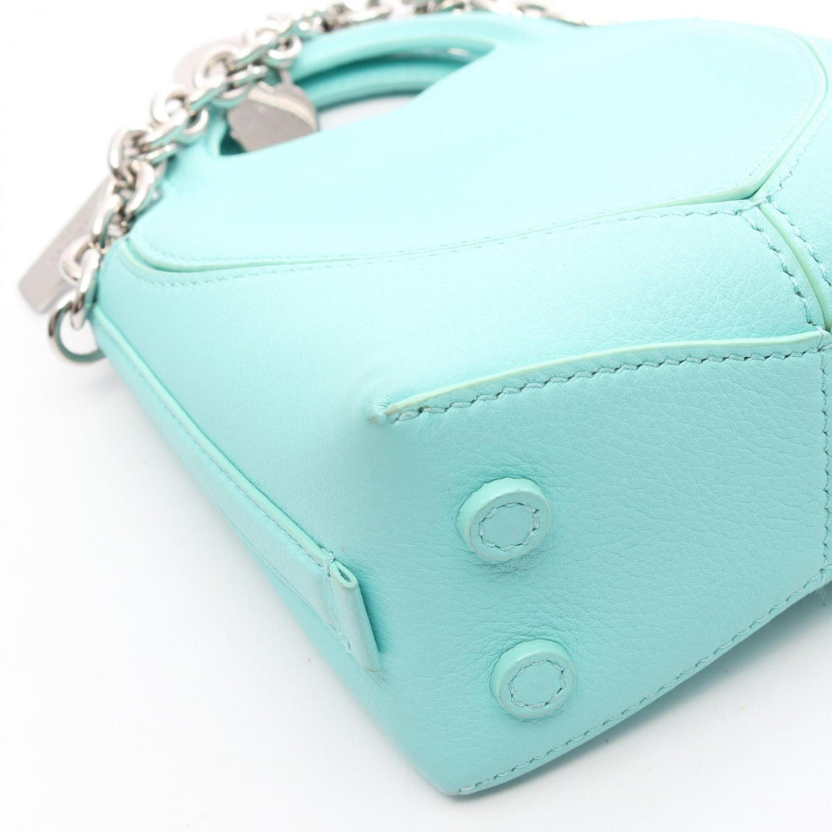 Tiffany Green Leather Handbag (Pre-Owned)