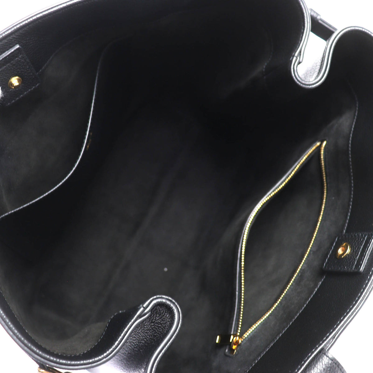 Celine Cabas Black Leather Tote Bag (Pre-Owned)