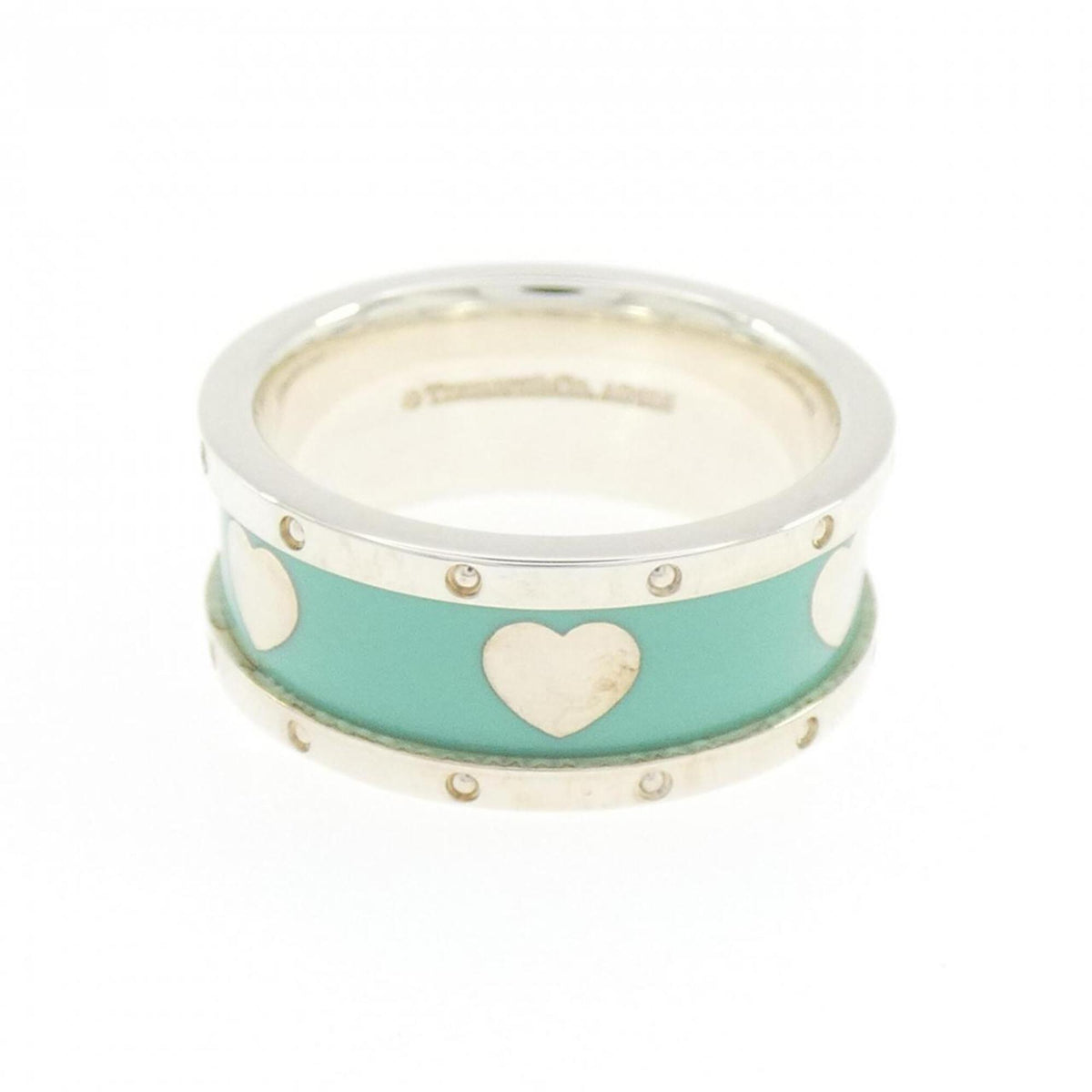 Tiffany Silver Silver 925 Band Ring (Pre-Owned)