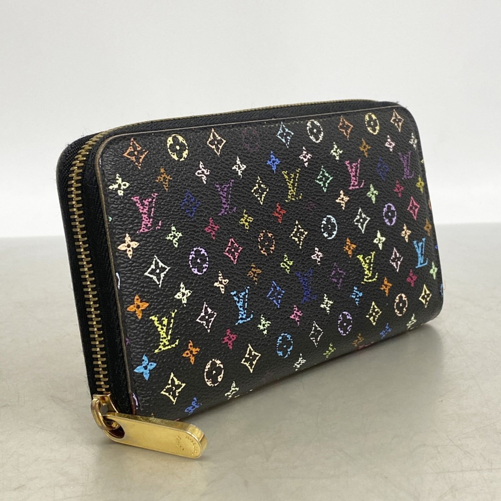 Louis Vuitton Grenade Noir Long Wallet (Bi-Fold) (Pre-Owned)