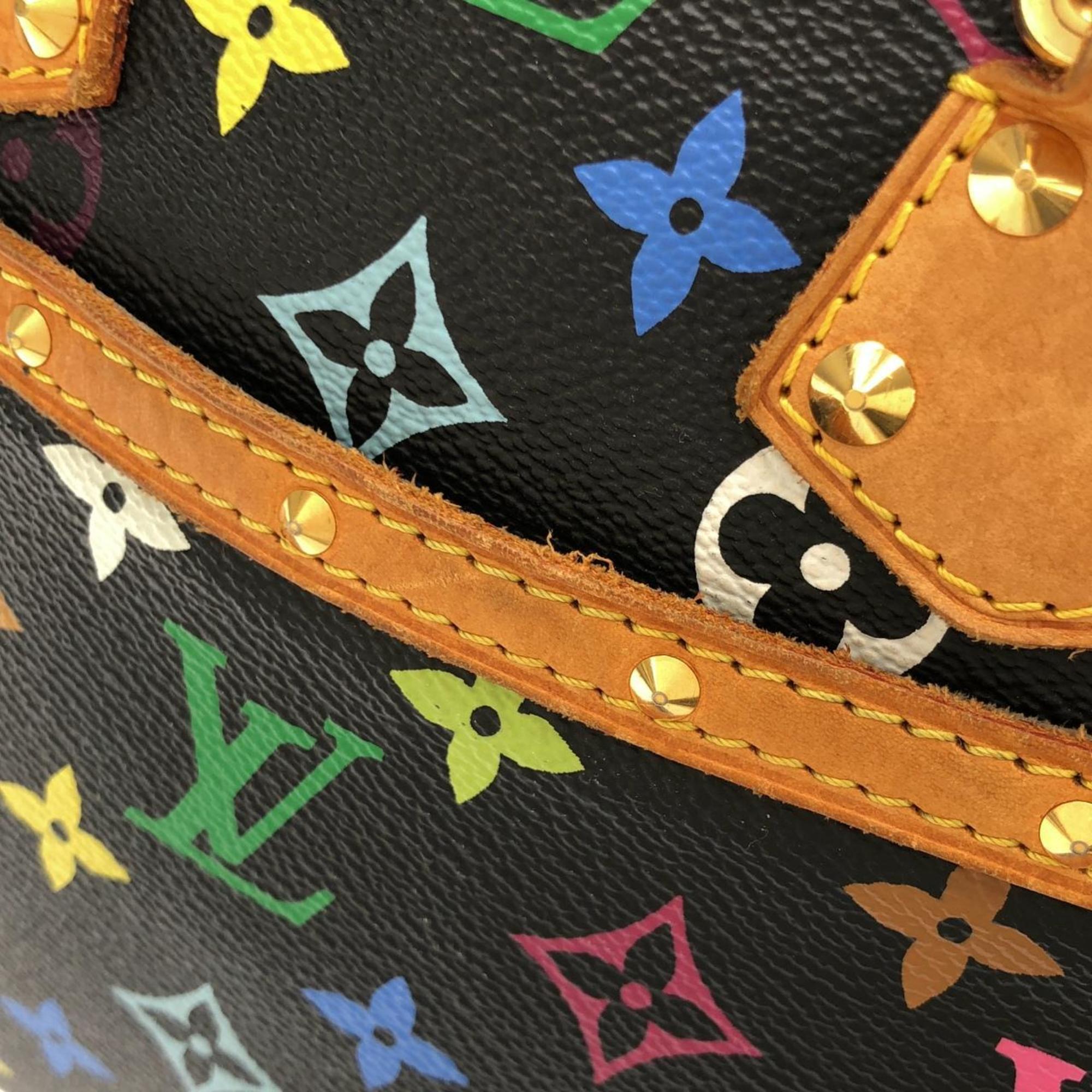 Louis Vuitton Black Coated Canvas Handbag (Pre-Owned)