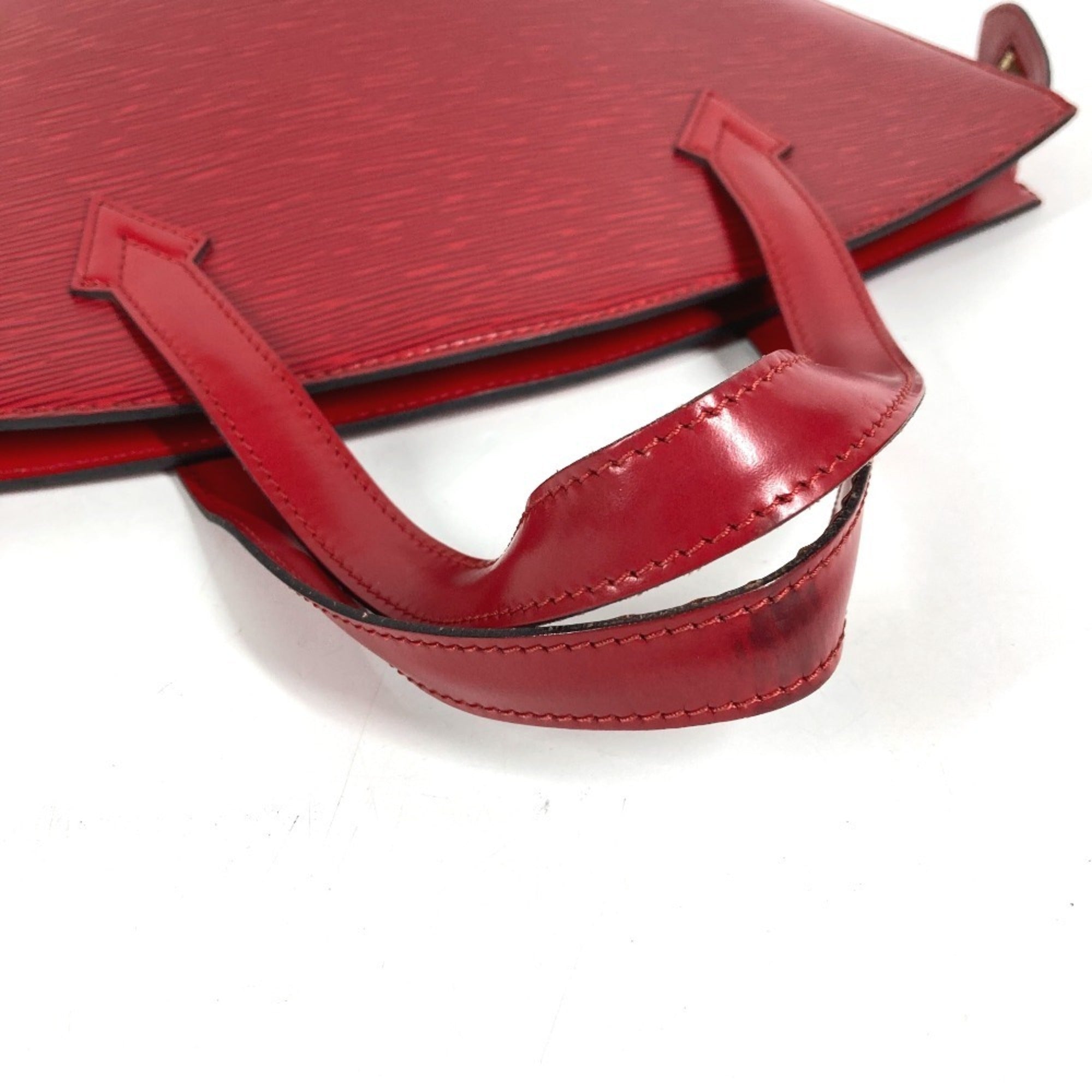 Louis Vuitton Epi Castilian Red Red Color Epi Leather Handbag Shoulder Bag Tote Bag (Pre-Owned)