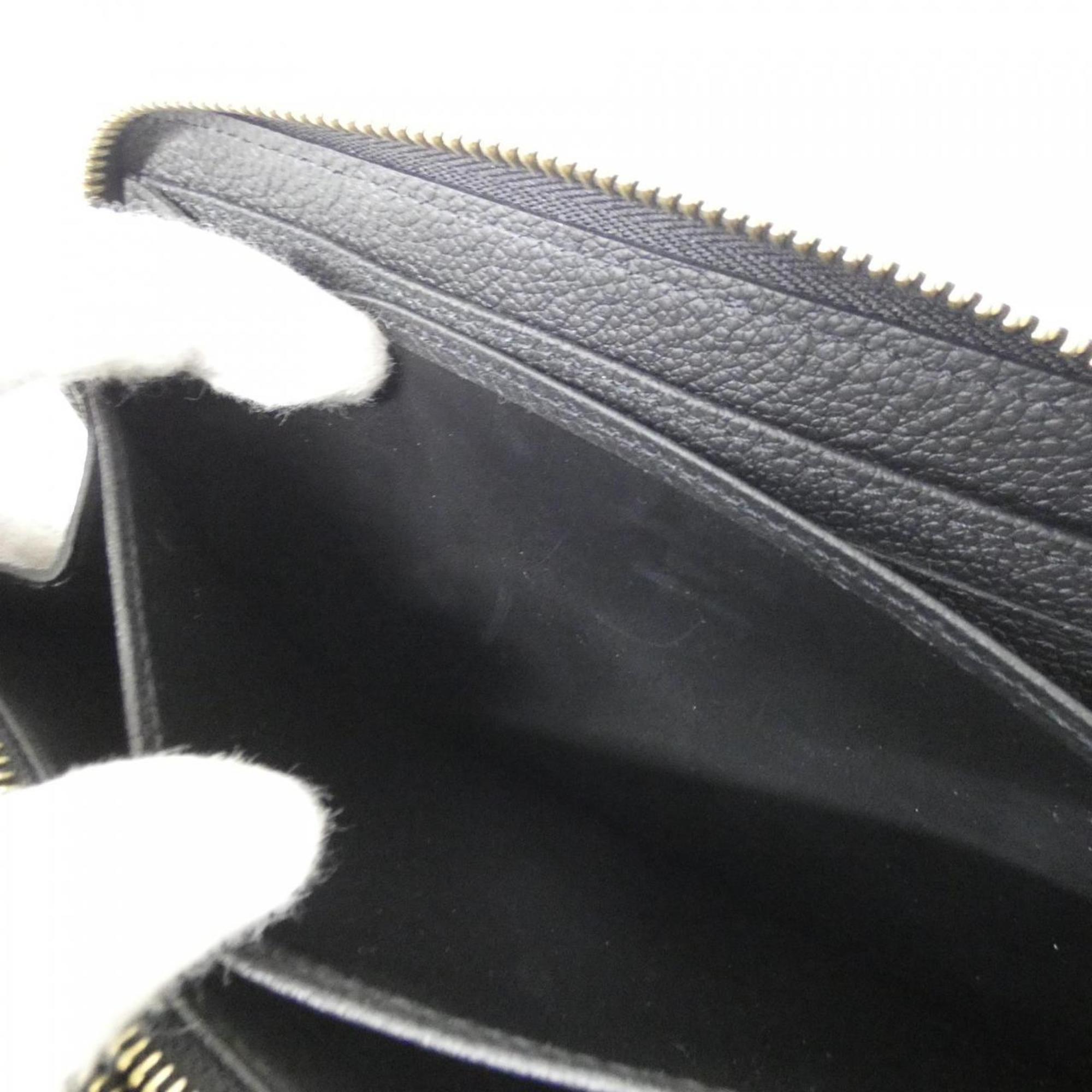 Louis Vuitton Black Monogram Monogram Empreinte Leather Long Wallet (Bi-Fold) (Pre-Owned)