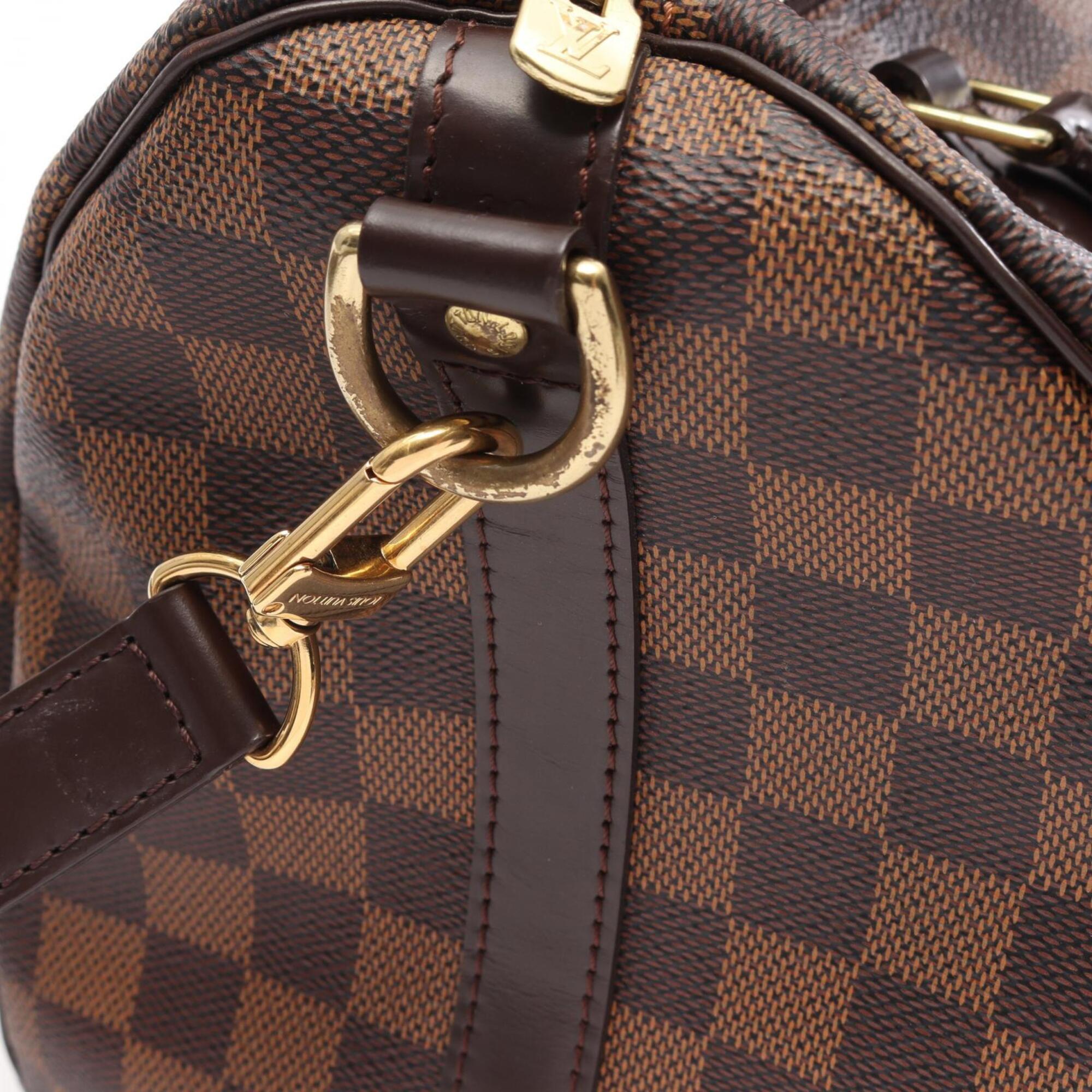 Louis Vuitton Brown Coated Canvas Pvc Leather Handbag (Pre-Owned)