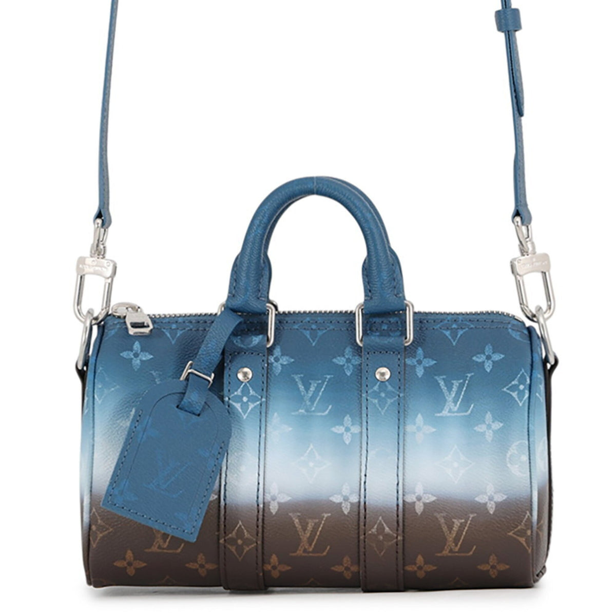 Louis Vuitton Monogram Blue Monogram Handbag Shoulder Bag (Pre-Owned)