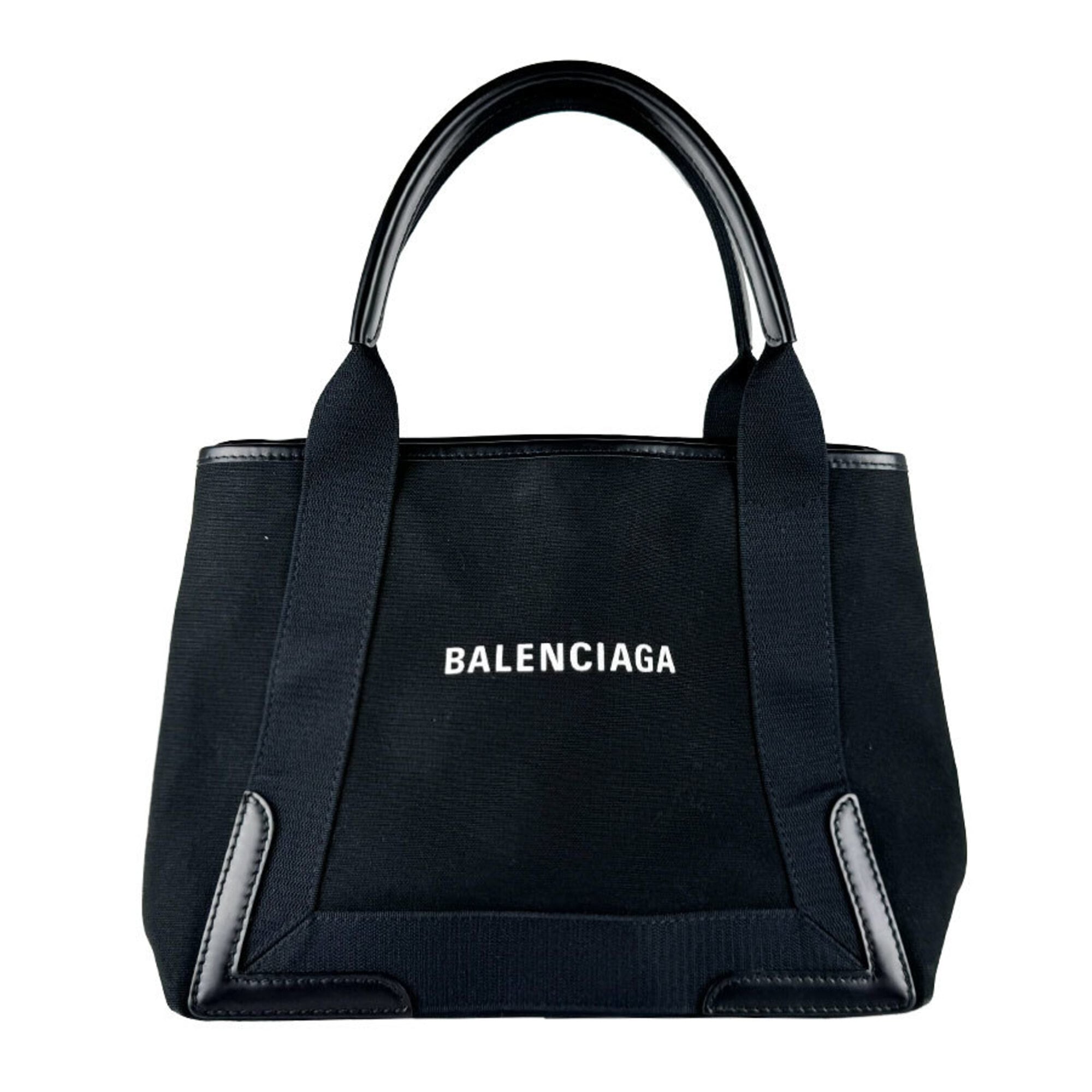 Balenciaga Black Canvas Leather Handbag (Pre-Owned)