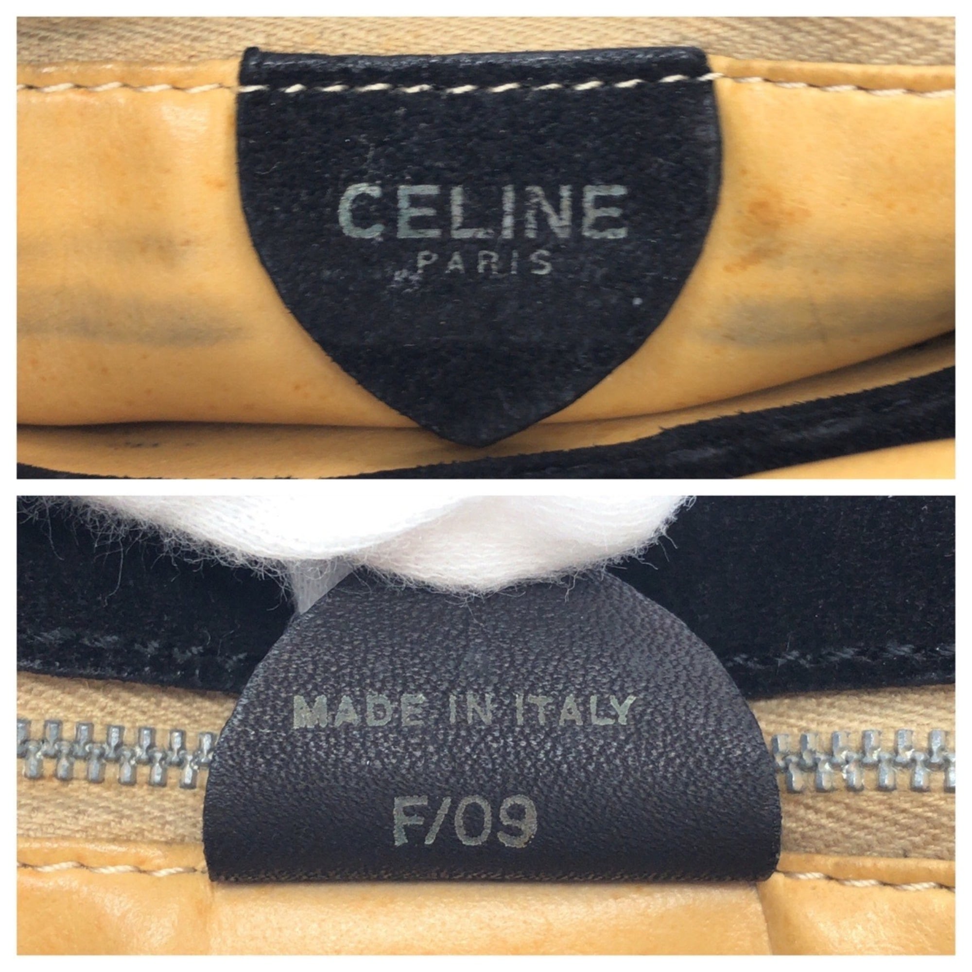 Celine Black Suede Pochette Shoulder Bag (Pre-Owned)
