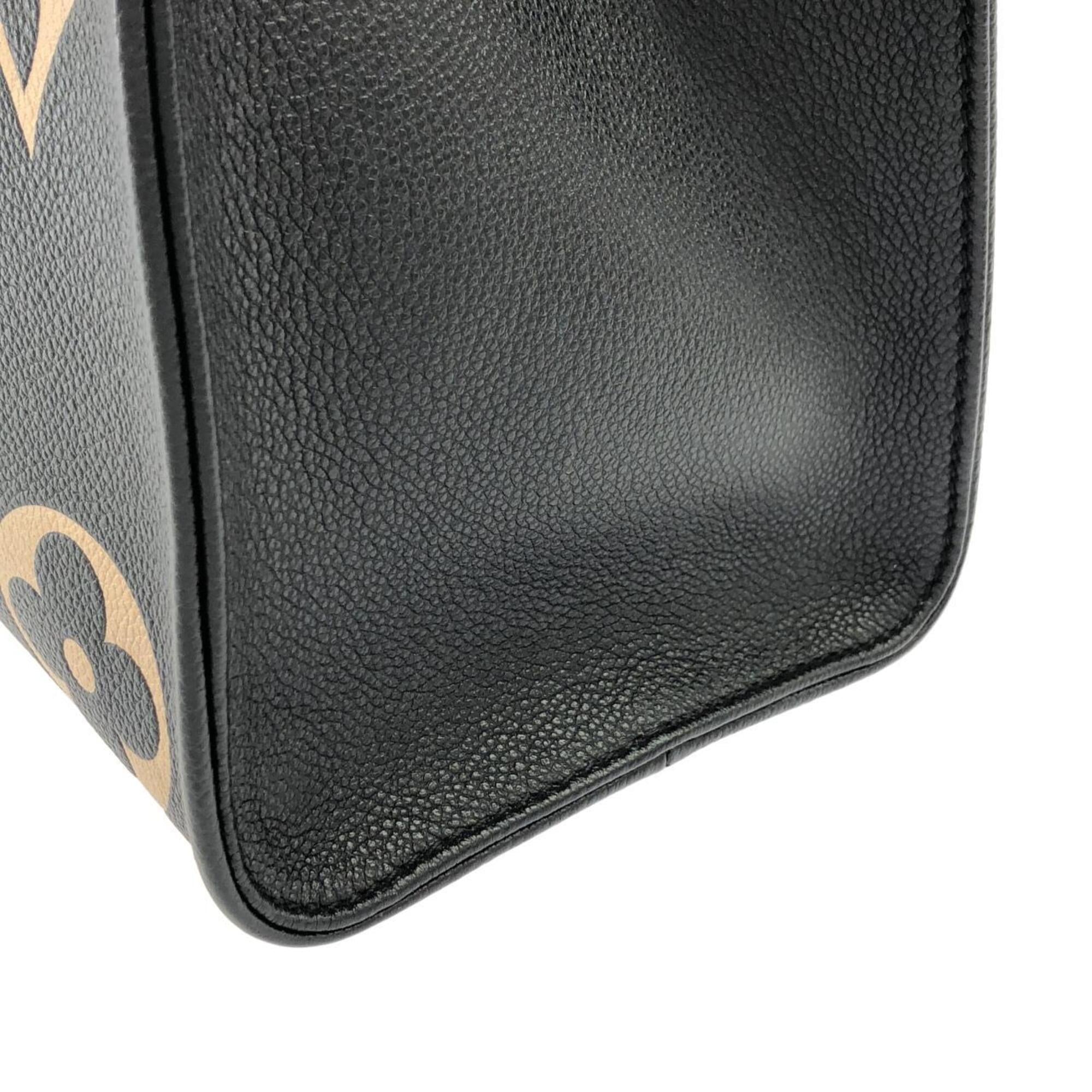 Louis Vuitton Monogram Empreinte Beige Bicolor Black Monogram Empreinte Handbag (Pre-Owned)