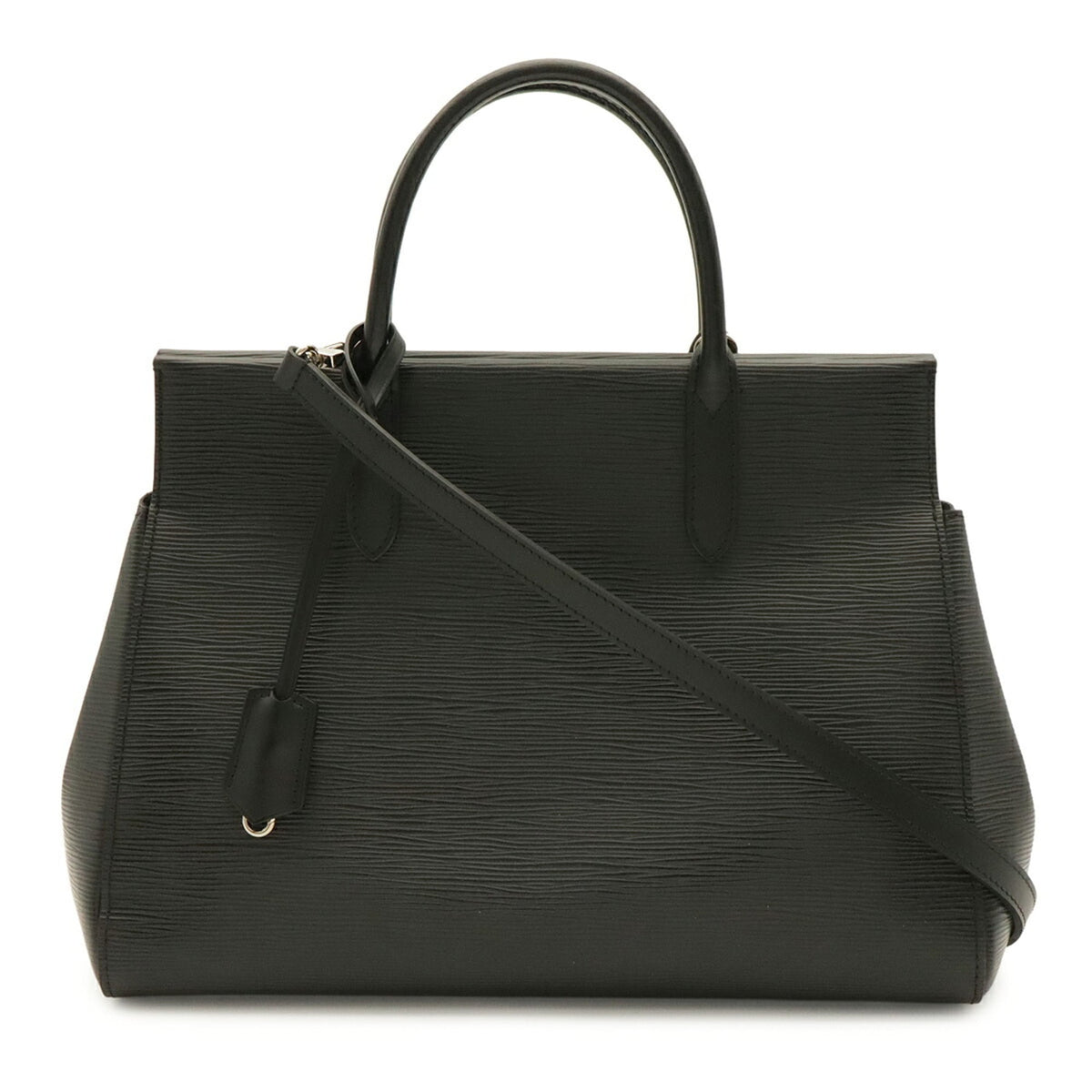 Louis Vuitton Black Noir Epi Leather Handbag Shoulder Bag (Pre-Owned)