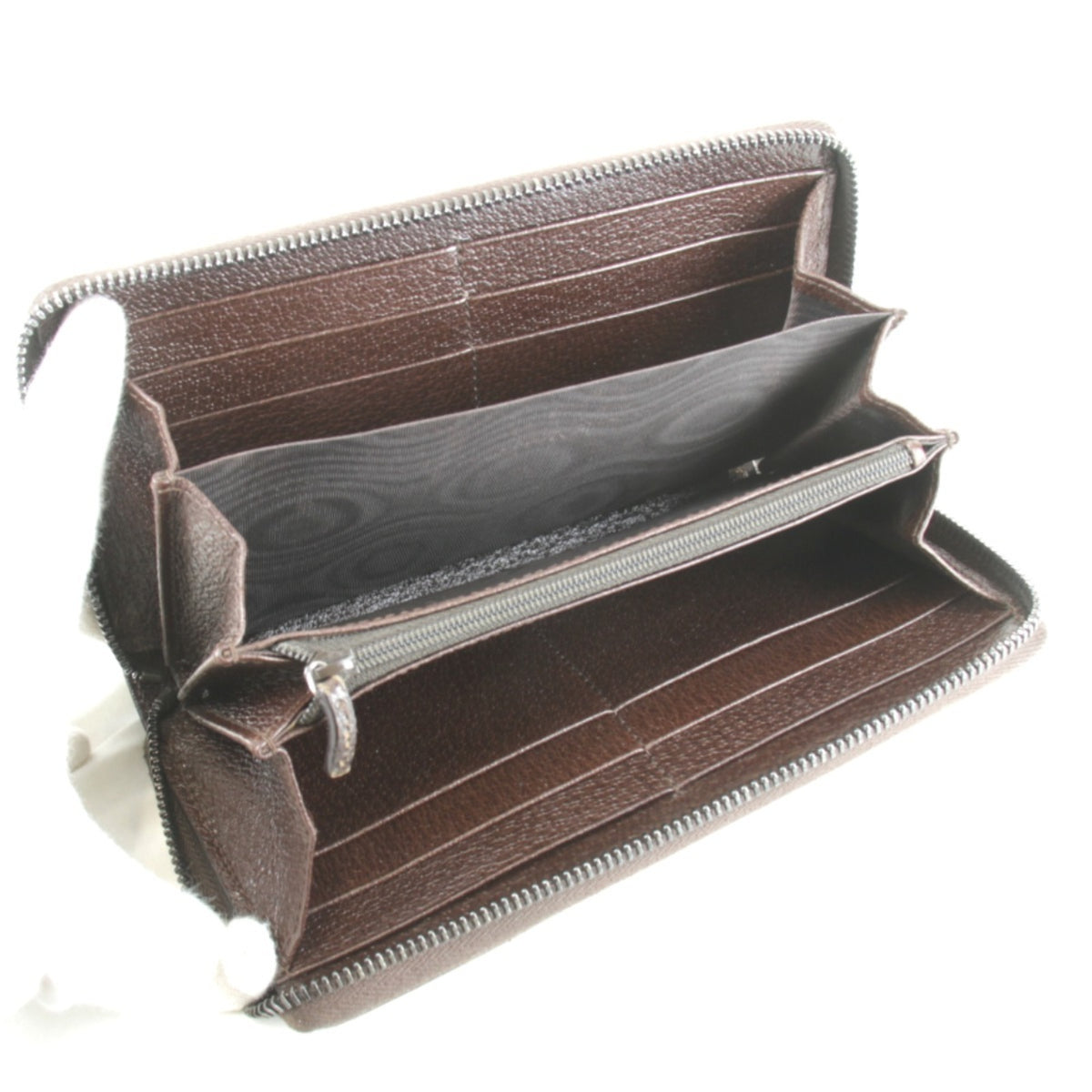 Gucci Brown Gg Canvas Long Wallet (Bi-Fold) (Pre-Owned)