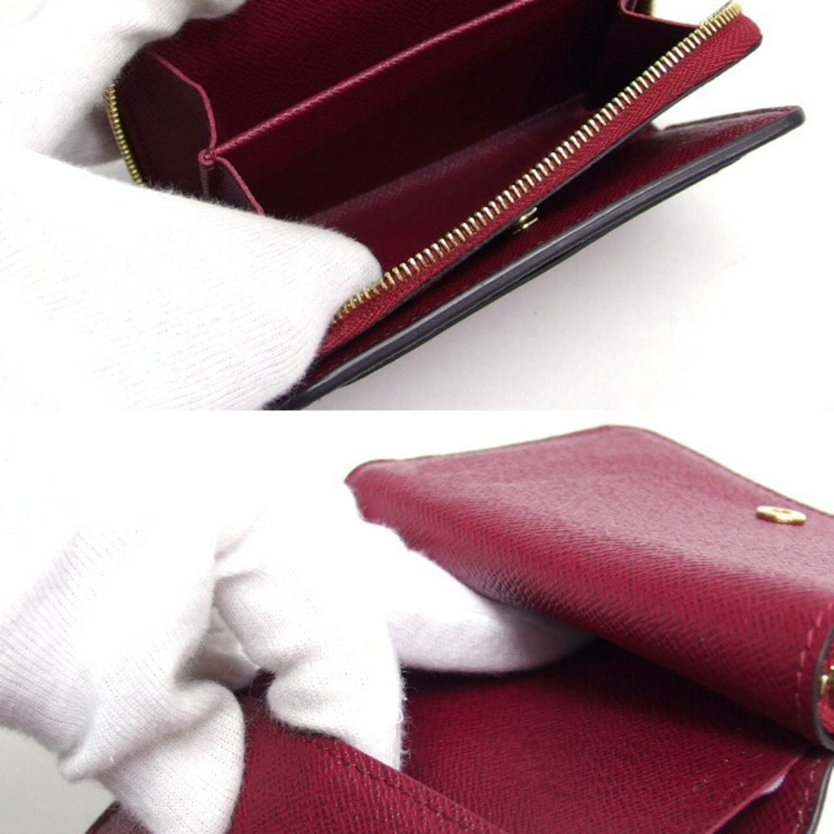 Louis Vuitton Fuchsia Pink Monogram Leather Wallet (Bi-Fold) (Pre-Owned)