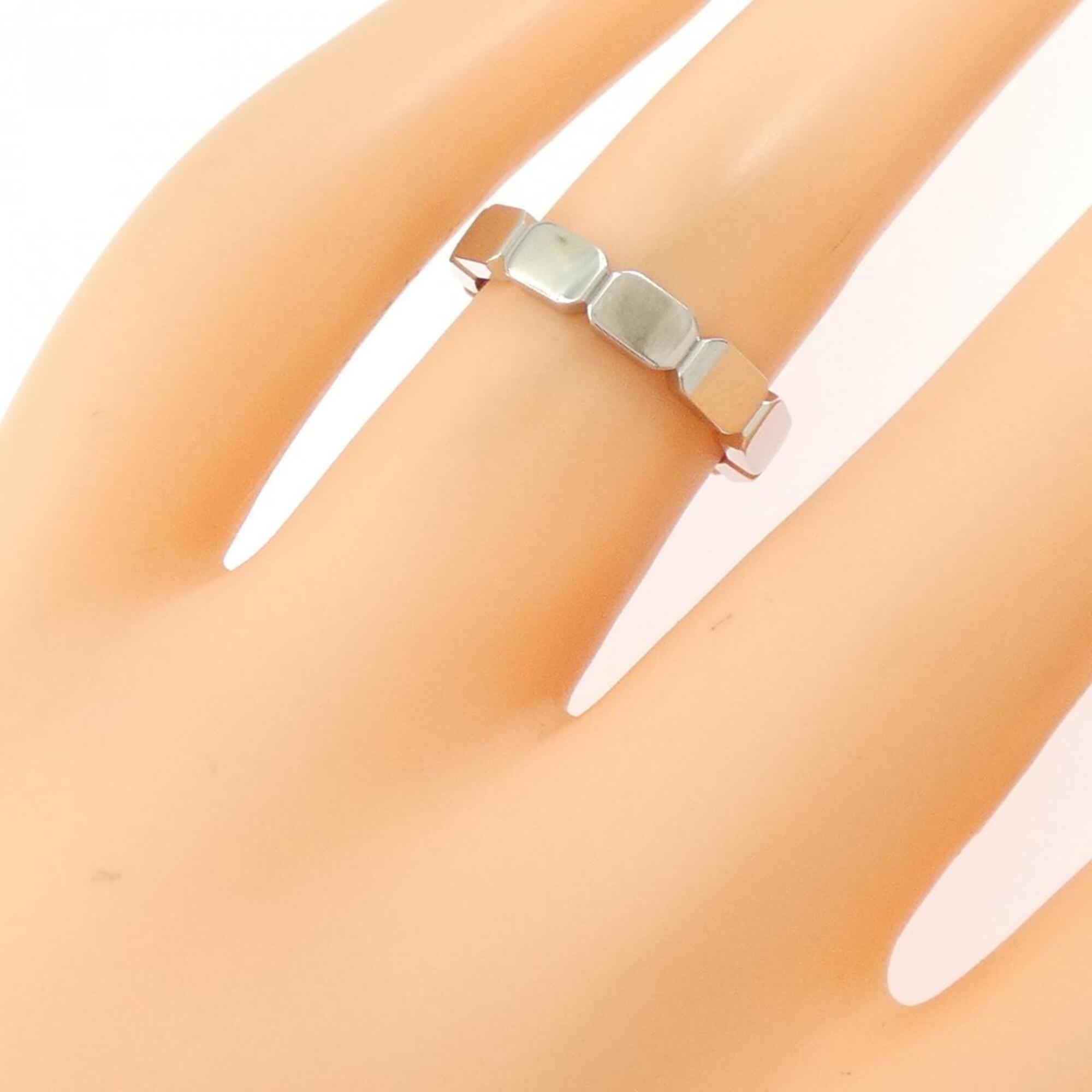 Chanel Platinum 950 Band Ring (Pre-Owned)