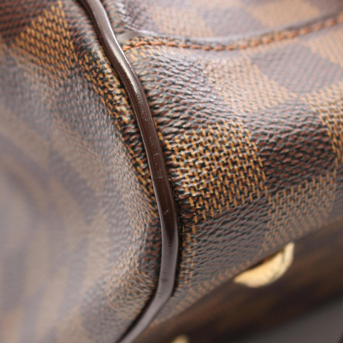 Louis Vuitton Brown Damier Canvas Coated Canvas Handbag (Pre-Owned)