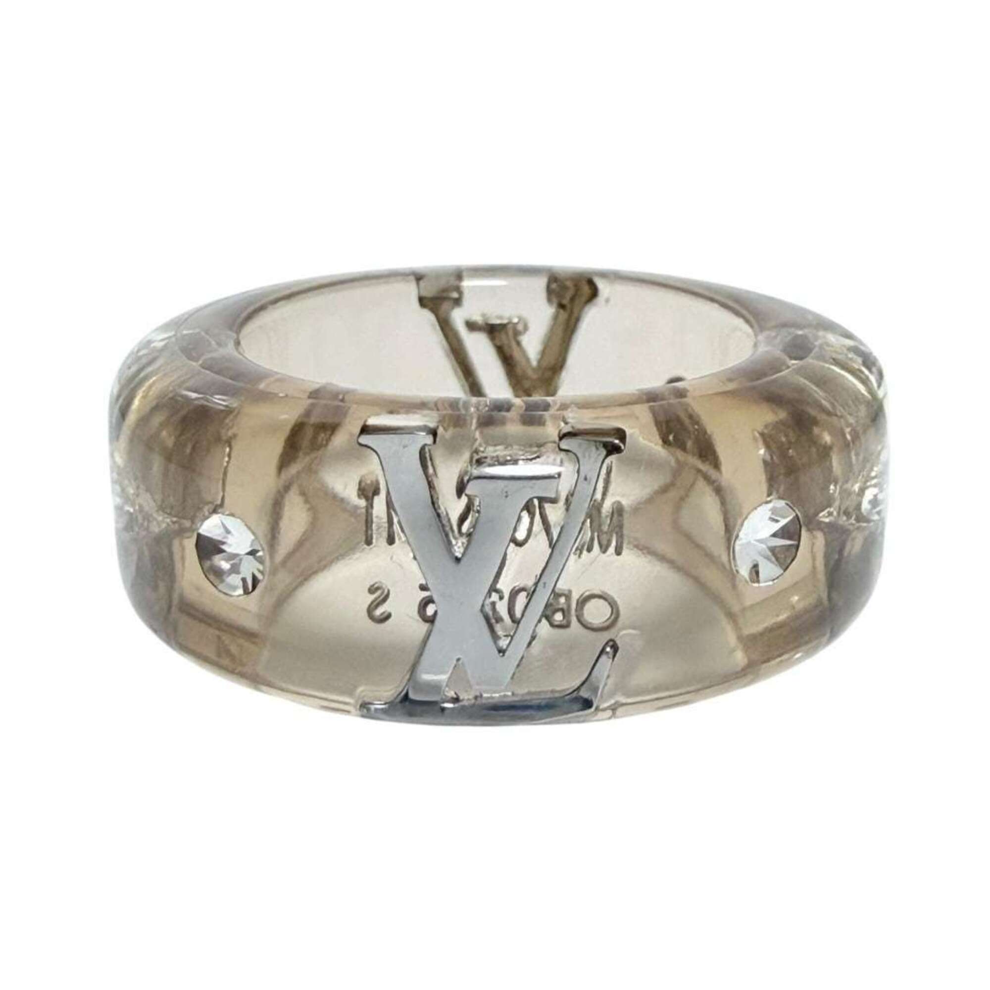 Louis Vuitton Resin Rhinestone Band Ring (Pre-Owned)