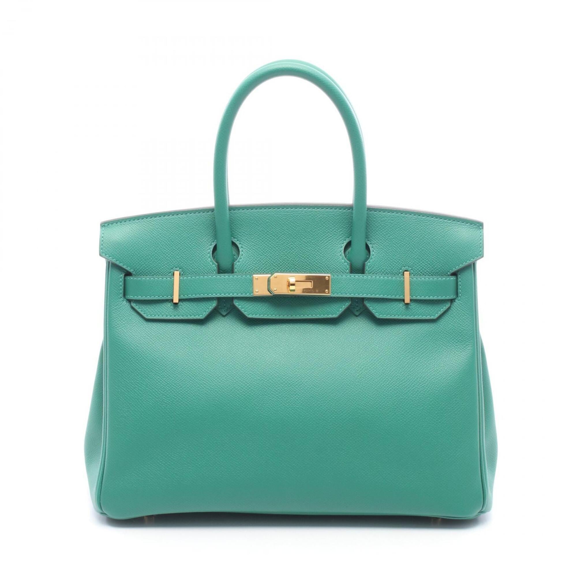 Hermes Green Epsom Leather Handbag (Pre-Owned)