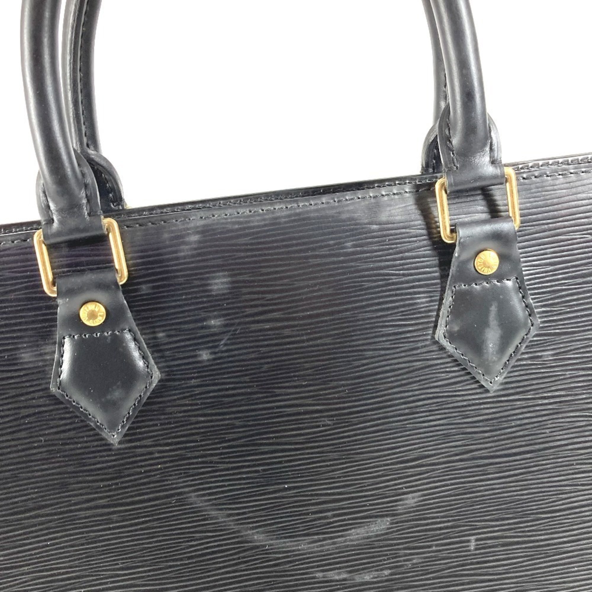 Louis Vuitton Black Epi Leather Handbag Tote Bag (Pre-Owned)