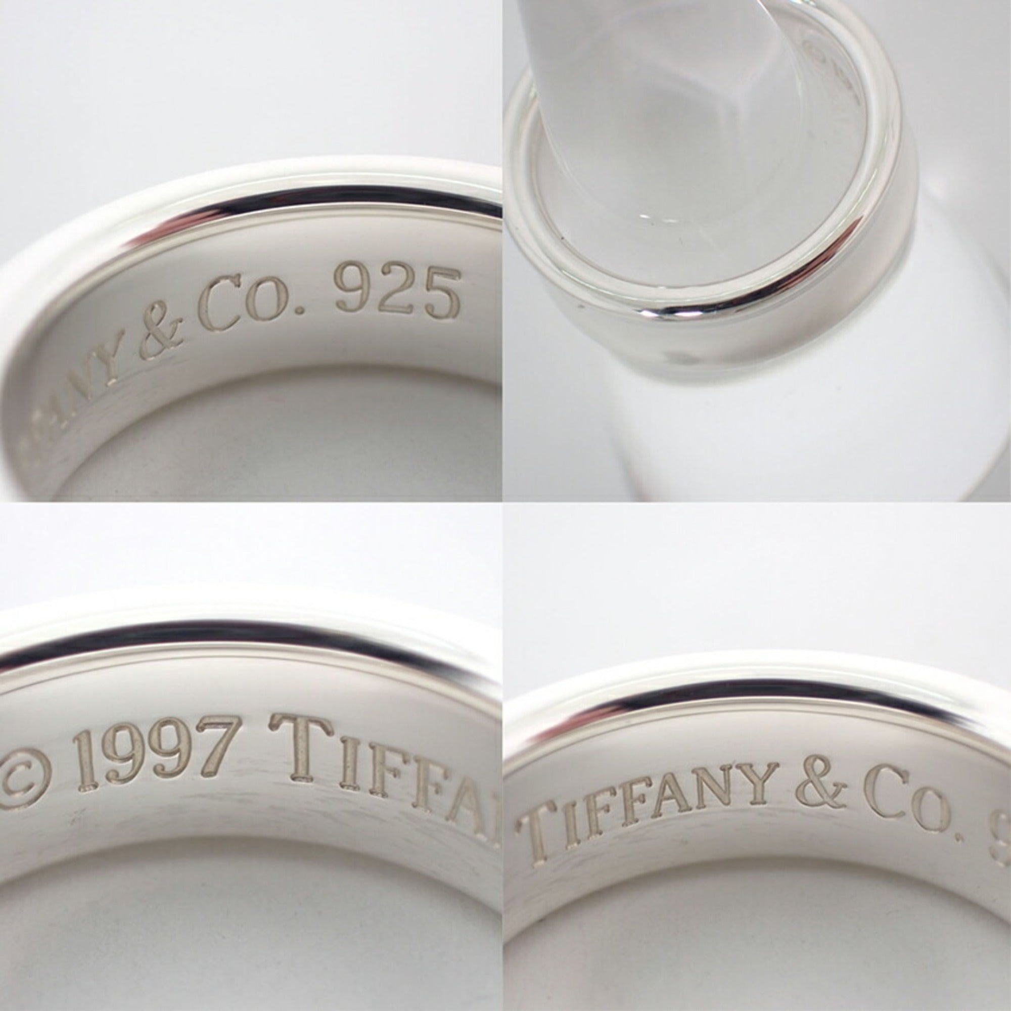 Tiffany Sterling Silver 925 Band Ring (Pre-Owned)
