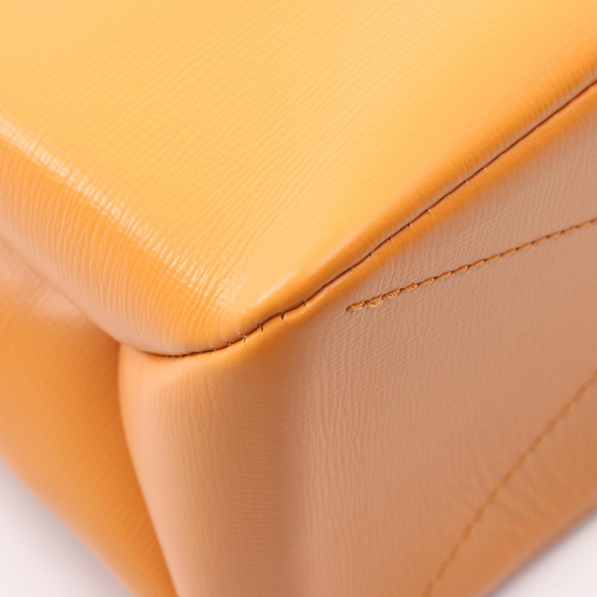 Louis Vuitton Orange Leather Handbag Tote Bag (Pre-Owned)