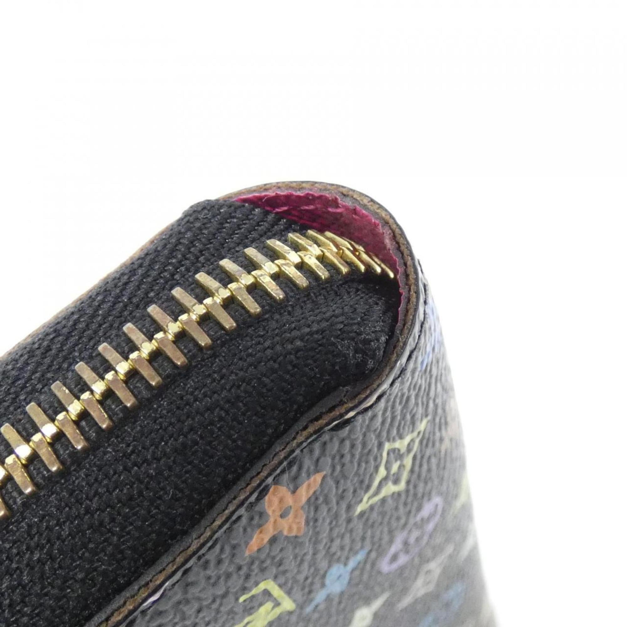 Louis Vuitton Black Grenade Multi-Color Coated Canvas Long Wallet (Bi-Fold) (Pre-Owned)