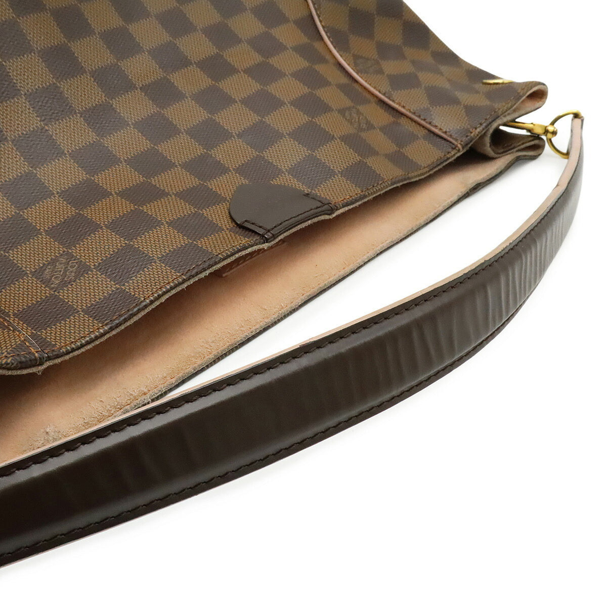 Louis Vuitton Brown Damier Canvas Rose Ballerine Pvc Coated Canvas Damier Canvas Shoulder Bag (Pre-Owned)