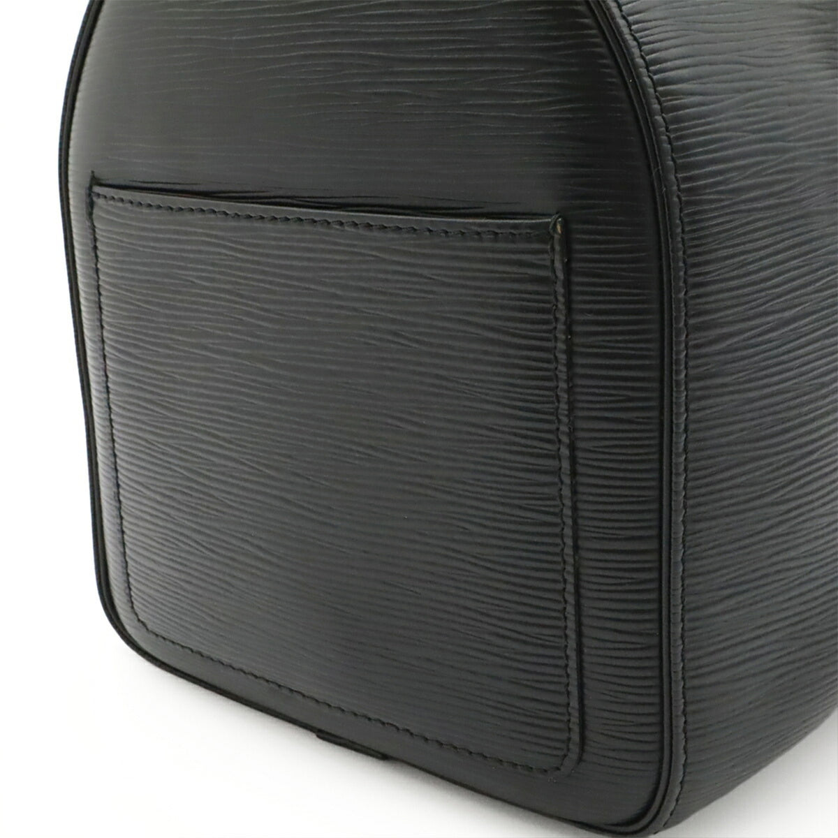 Louis Vuitton Black Noir Epi Leather Boston Bag Handbag (Pre-Owned)