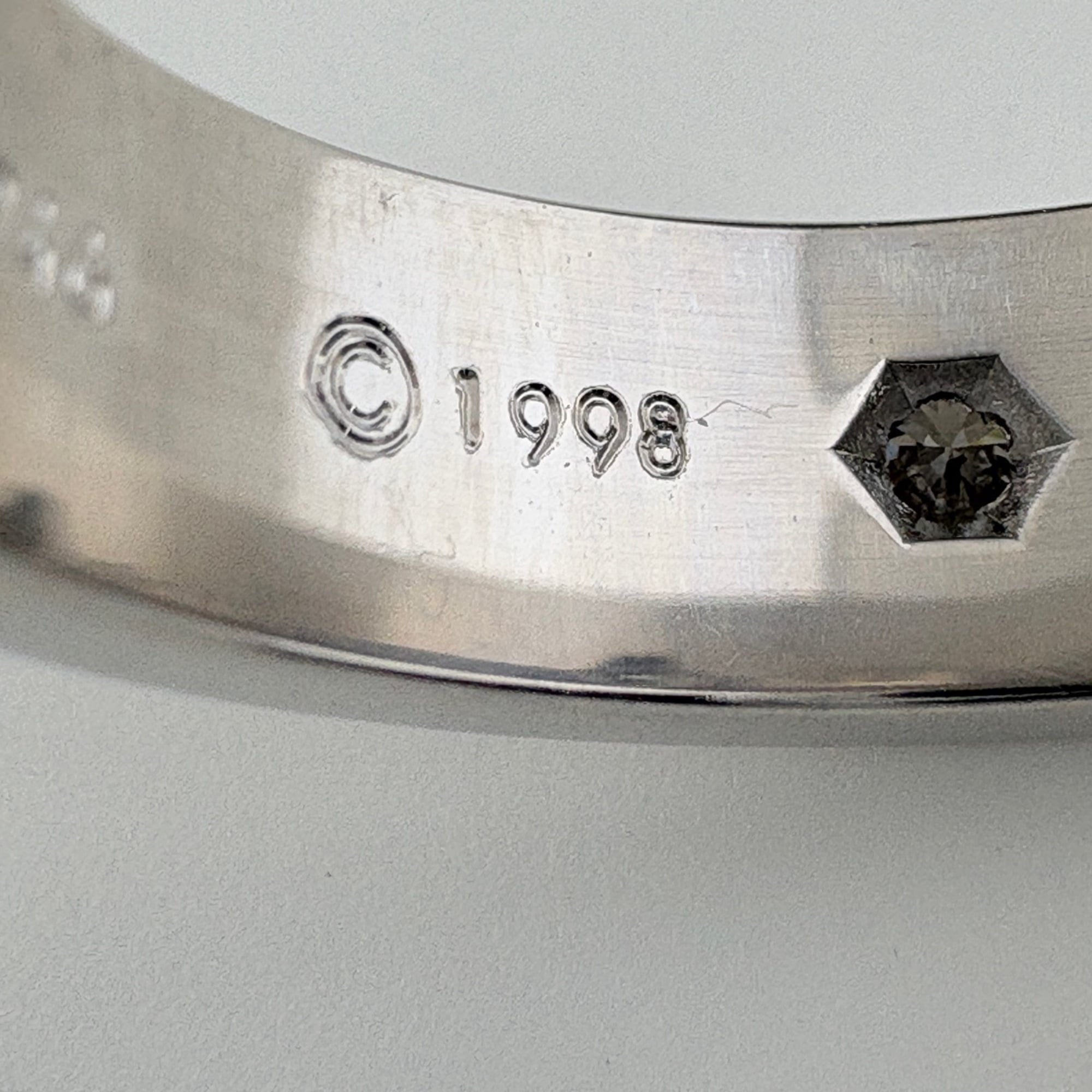 Cartier Silver Band Ring (Pre-Owned)