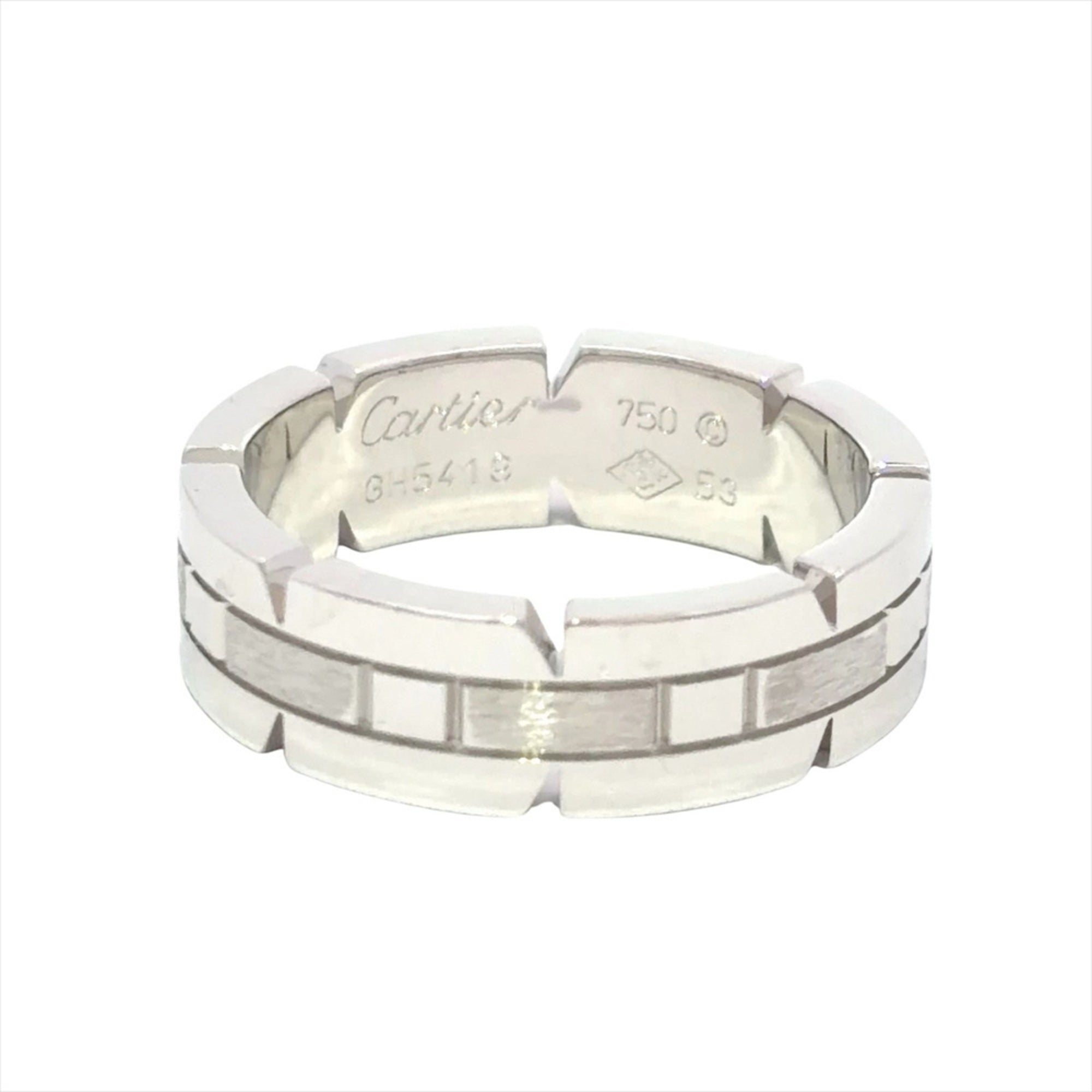 Cartier White Gold White Gold (18K) Band Ring (Pre-Owned)